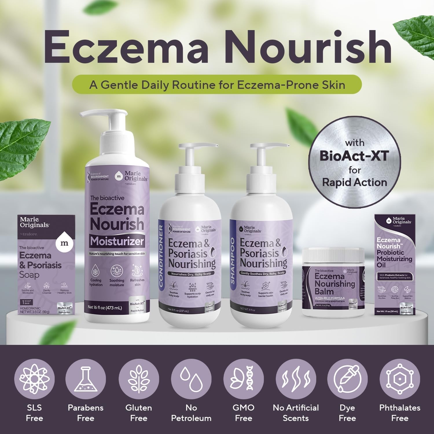 Eczema Face Soap Body Wash Bar – All Natural Psoriasis, Dermatitis Treatment for