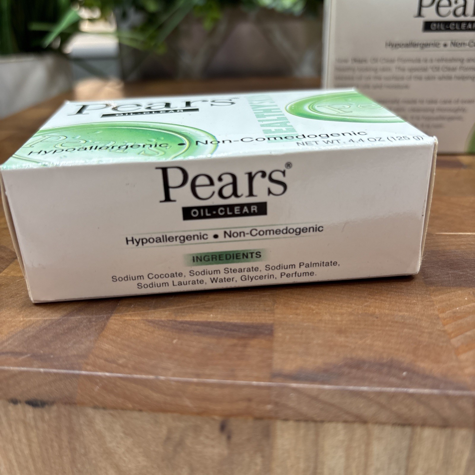 Oil Clear Hypoallergenic Bar by Pears for Unisex – 4.4 oz Soap 2 Bars