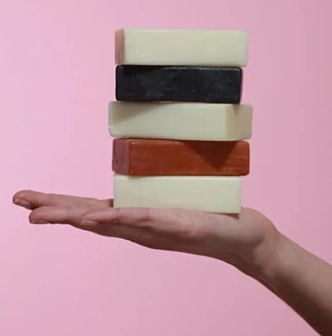 🐌 DR. NATURAL 4 Oz. (113g) BAR ●ONYX SAGE● Charcoal + Sage Castile Soap🫧.
