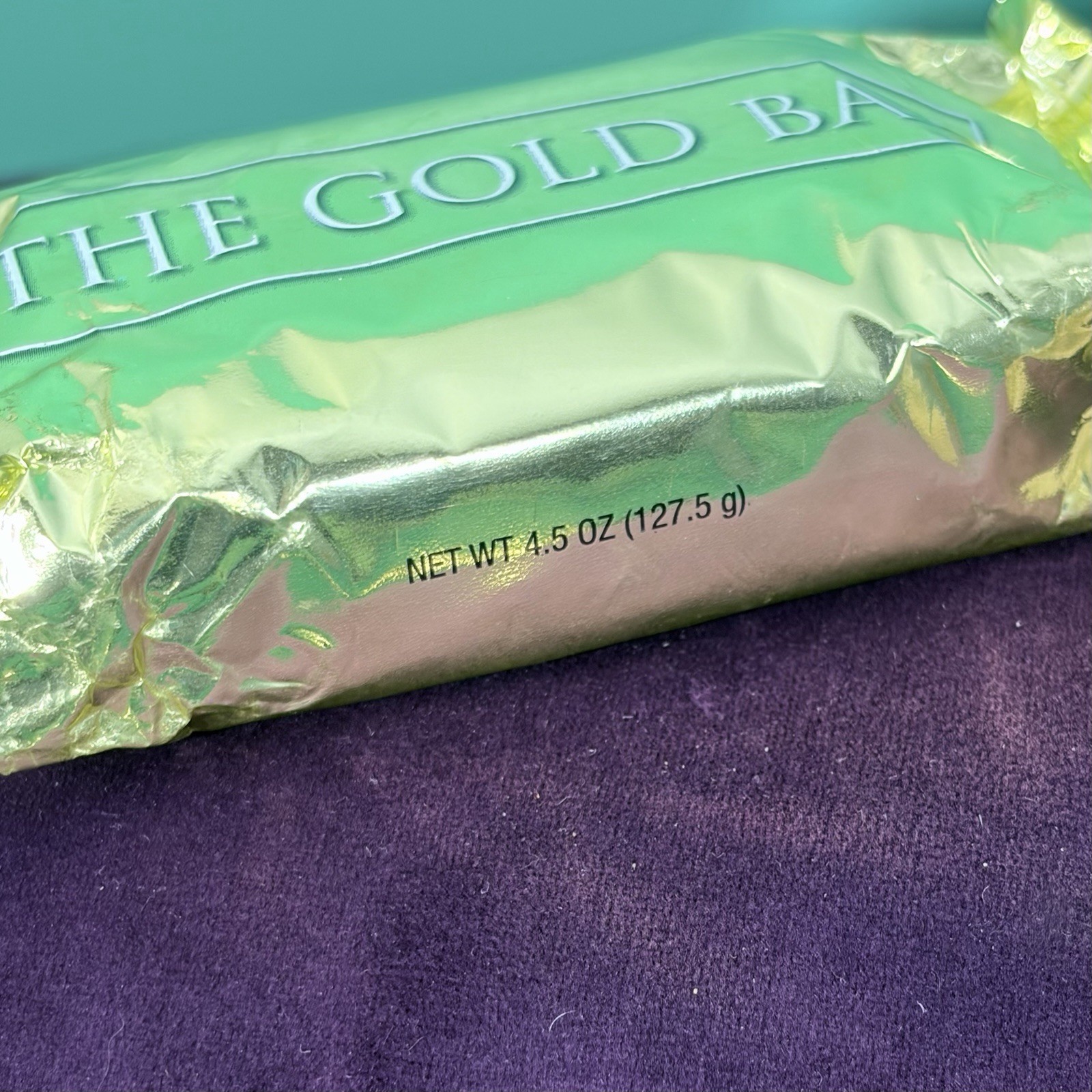 Lot of 2 ~ Melaleuca (1)The Gold Bar 4.5oz Luxury Soap Bar & (1)Exfoliating Bar