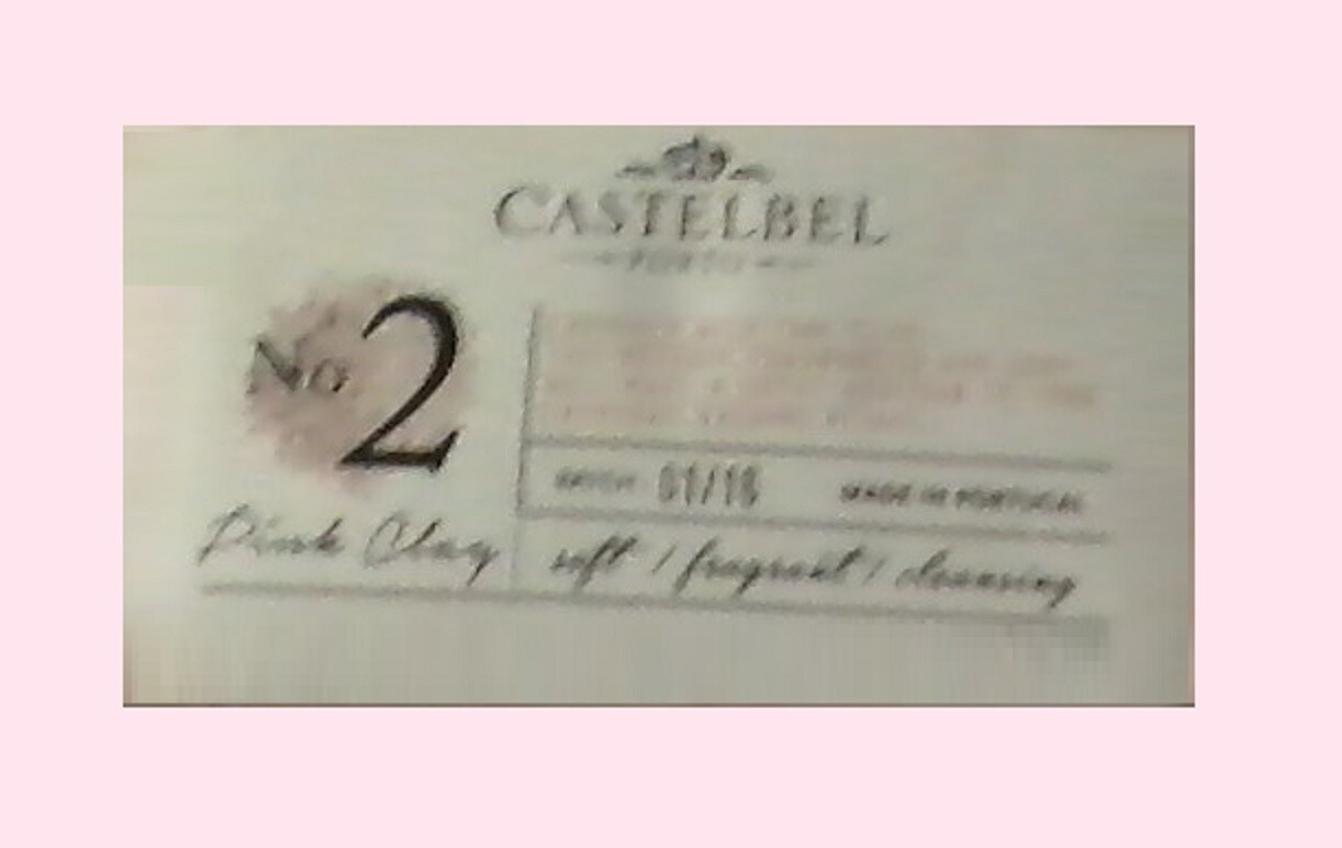 CASTELBEL PORTO ROSEHIP PINK CLAY BAR SOAP MADE IN PORTUGAL NEW FREE SHIPPING US