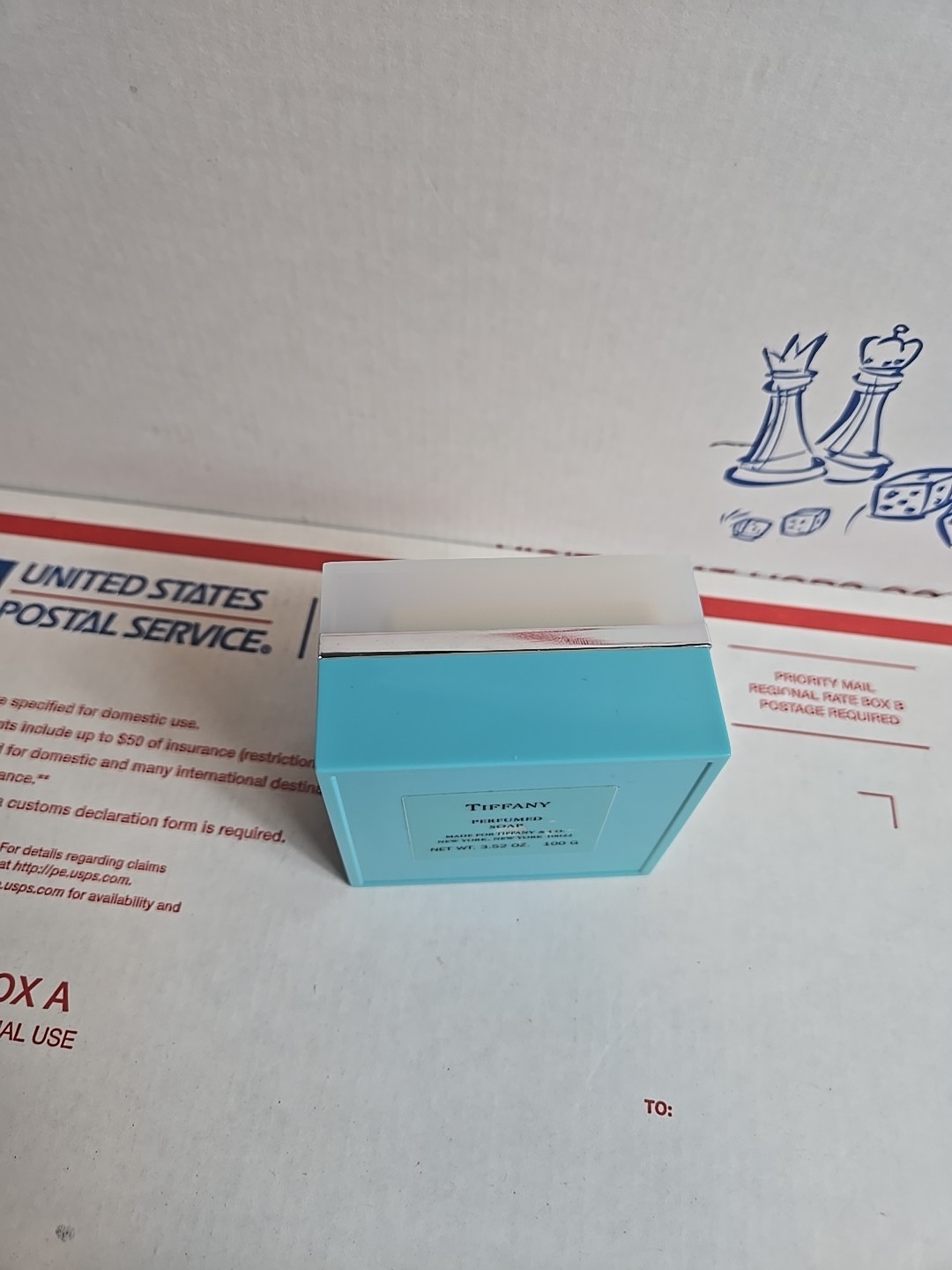 Tiffany & Co. 3.52 Oz. Net Wt. 100G Perfumed Soap in Case, NEW