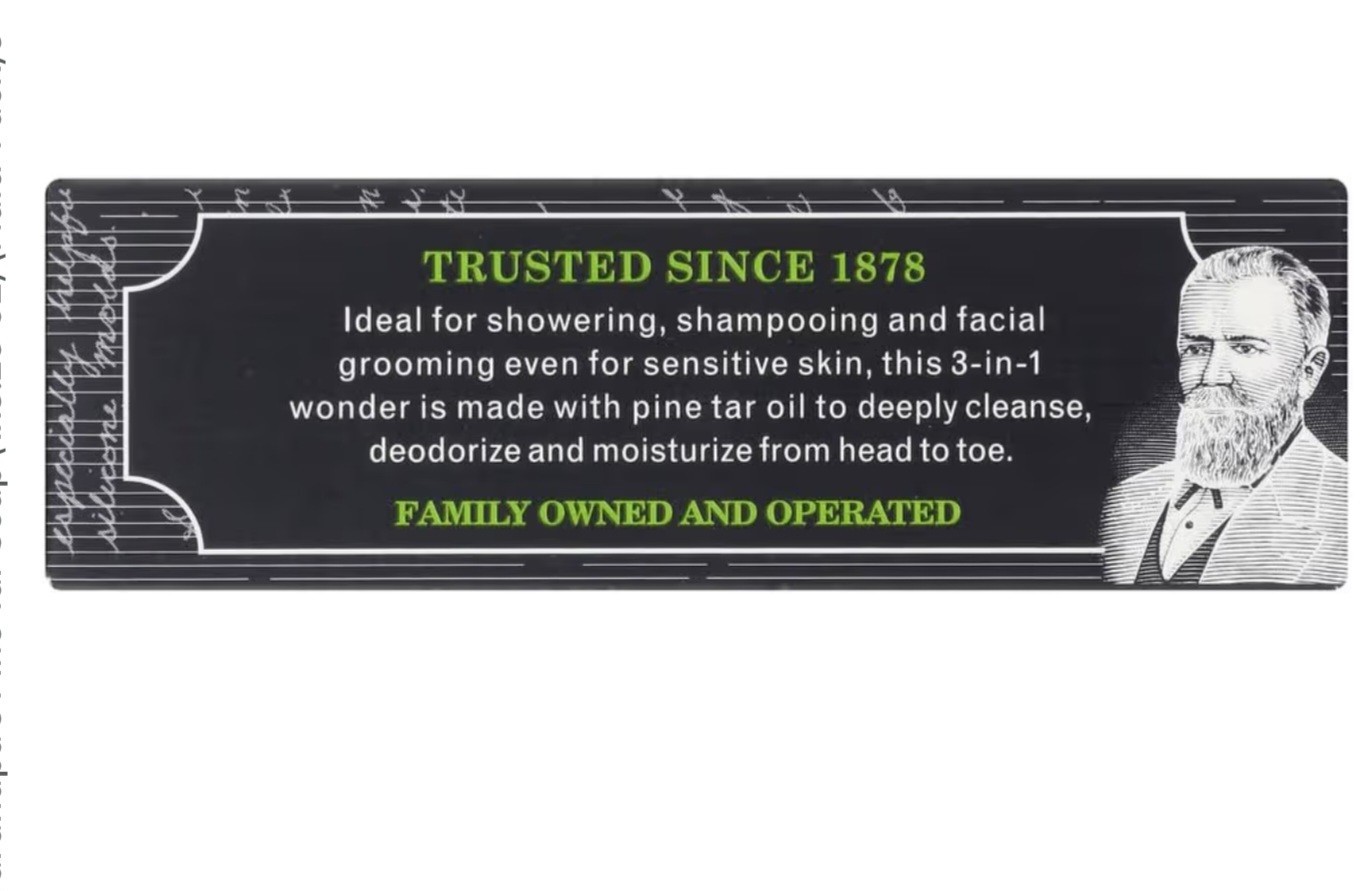 Grandpa’s Pine Tar Soap (3.25 oz Bars) – Multi-Pack of 6 | New