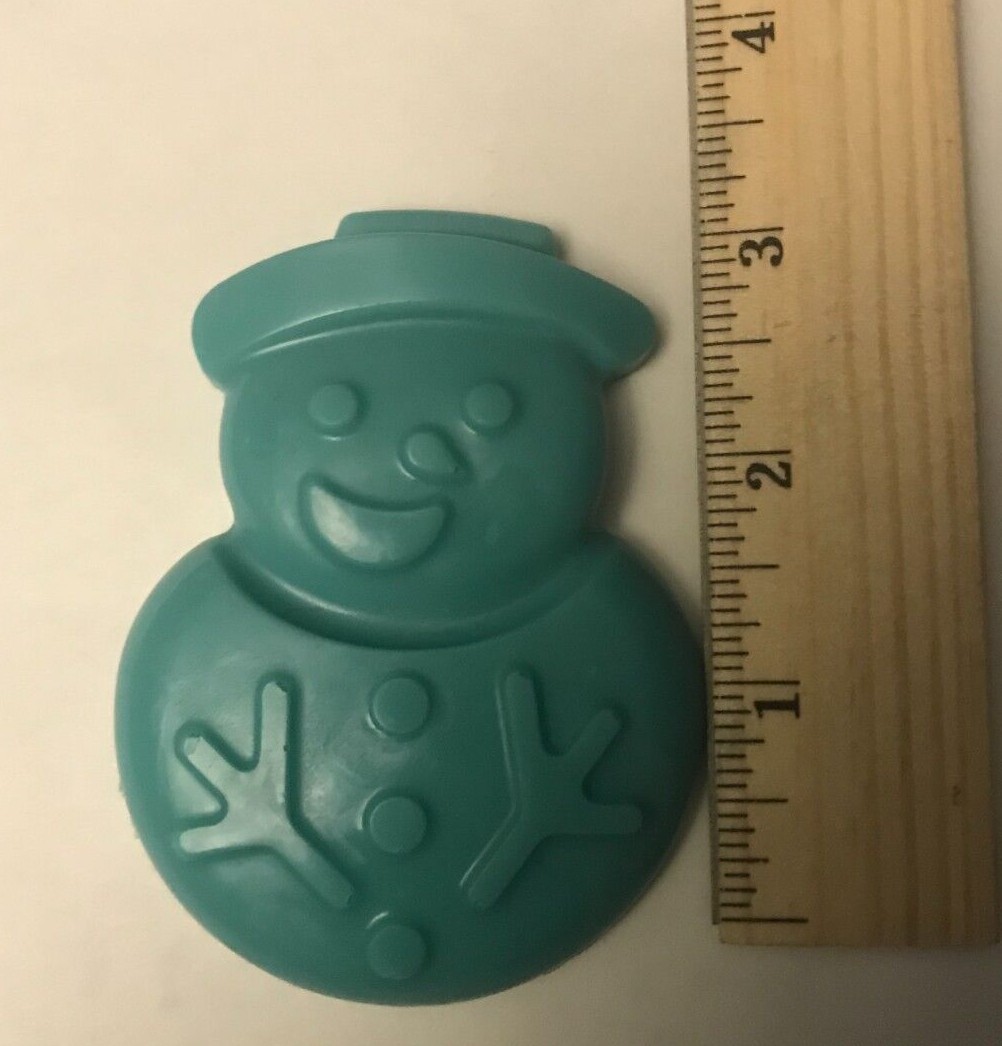 Snow Man Holiday Christmas Soap Set (3) Frozen pine Scented