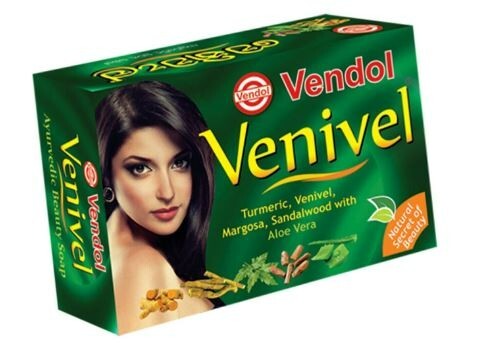 80 g VENIVEL SOAP Herbal Ayurveda Beauty Soap 1 Pure Natural from Sri Lanka
