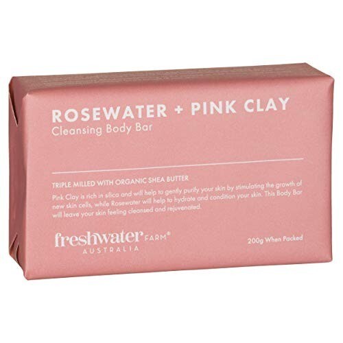 Freshwater Farm Australia BODY BAR Cleansing Rosewater + Pink Clay 7oz