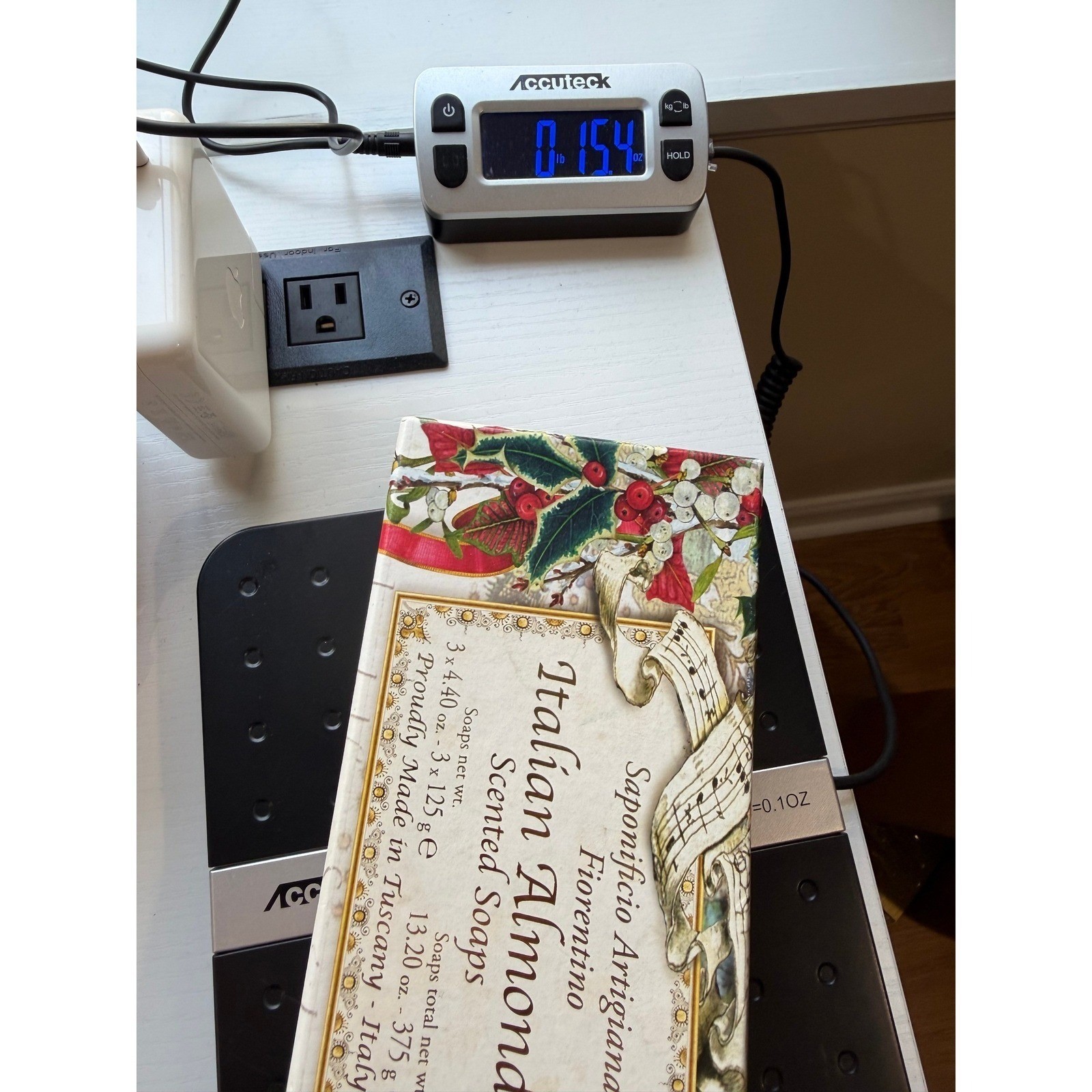 New Italian Almond Scented Soap 3 bars Gift Saponificio Artigiano Fiorentino