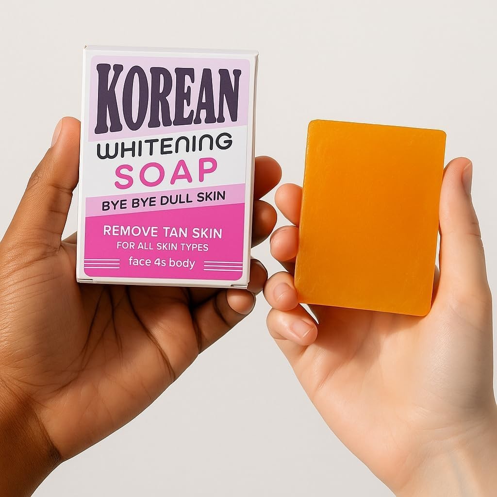 Korean Whitening Soap – Bye Bye Dull Skin, Remove Tanning, Brightening Face & Bo