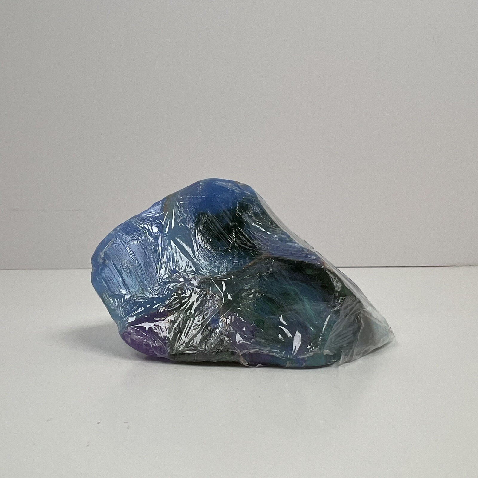 T.S. Pink SoapRocks White Opal Blue 6 oz