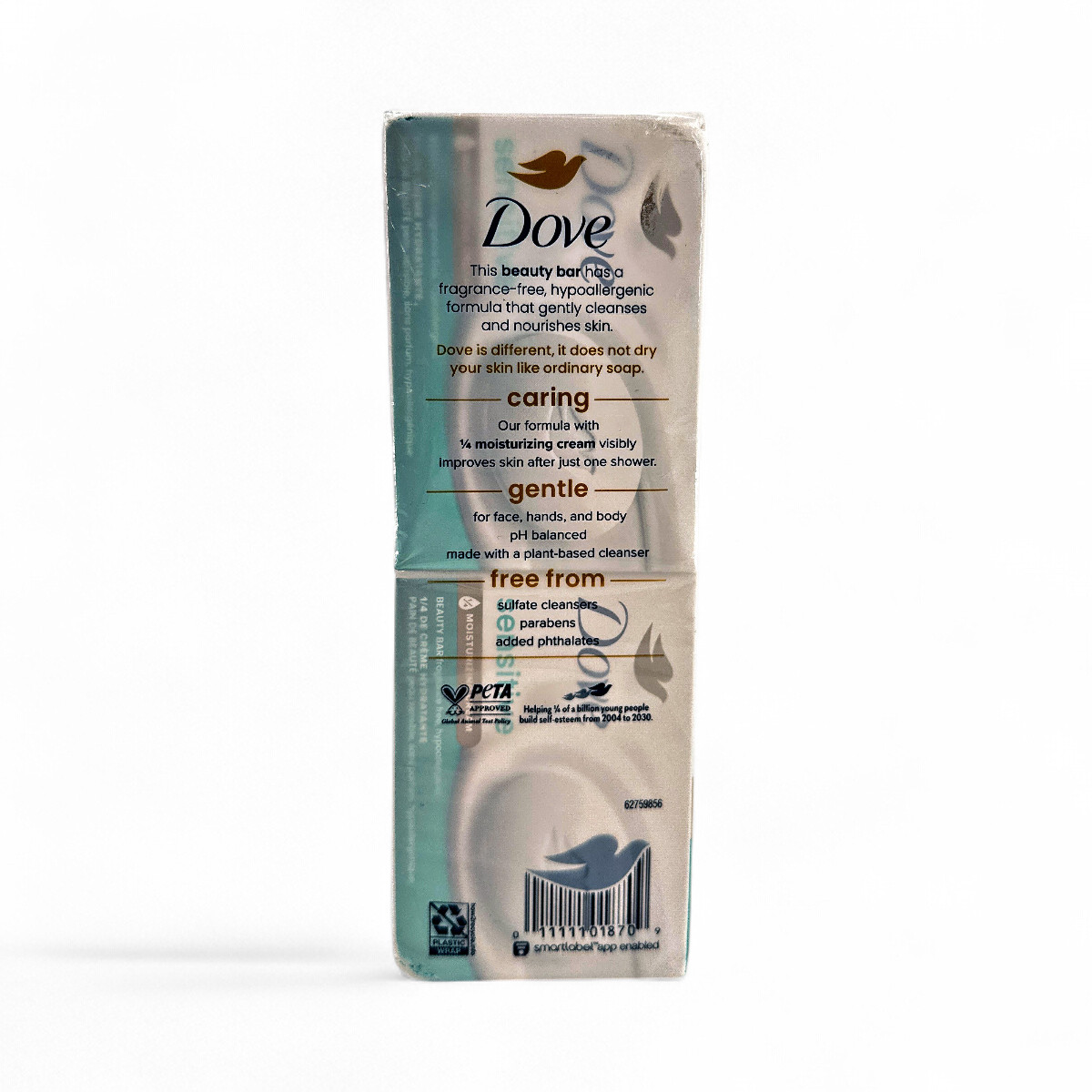 Dove Beauty Bar Moisturizing Soap For Sensitive Skin – 3.75 oz/ 16 Count