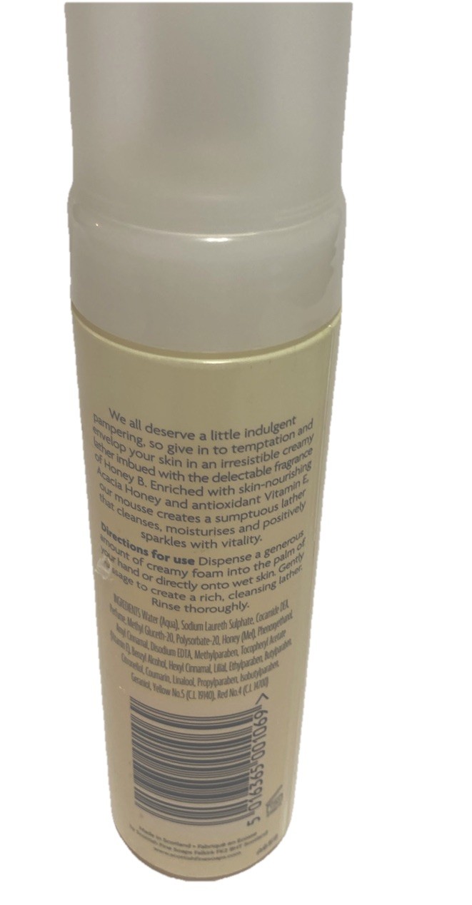 Scottish Fine Soaps Honey B Rich Lathering Shower Mousse 7 oz/200ML