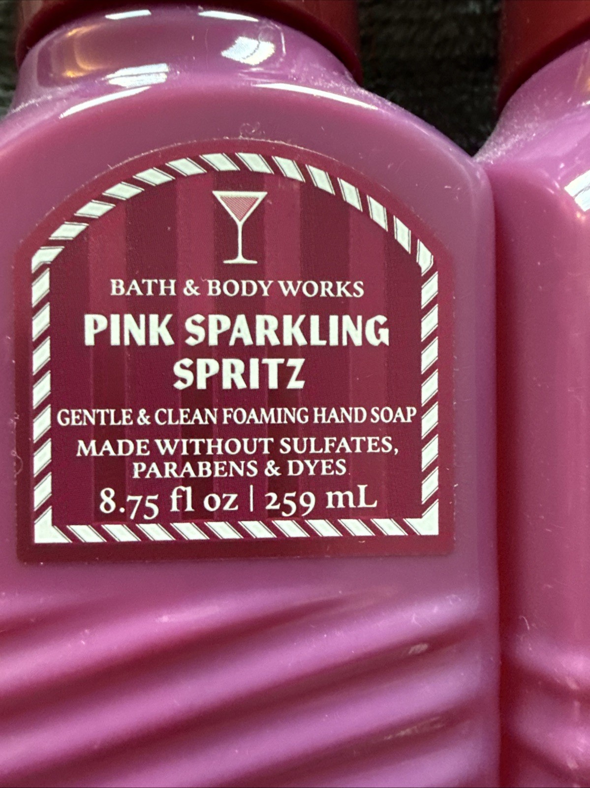 Bath & Body Works Gentle & Clean Foaming Hand Soap Set 2 PINK SPARKLING SPRITZ