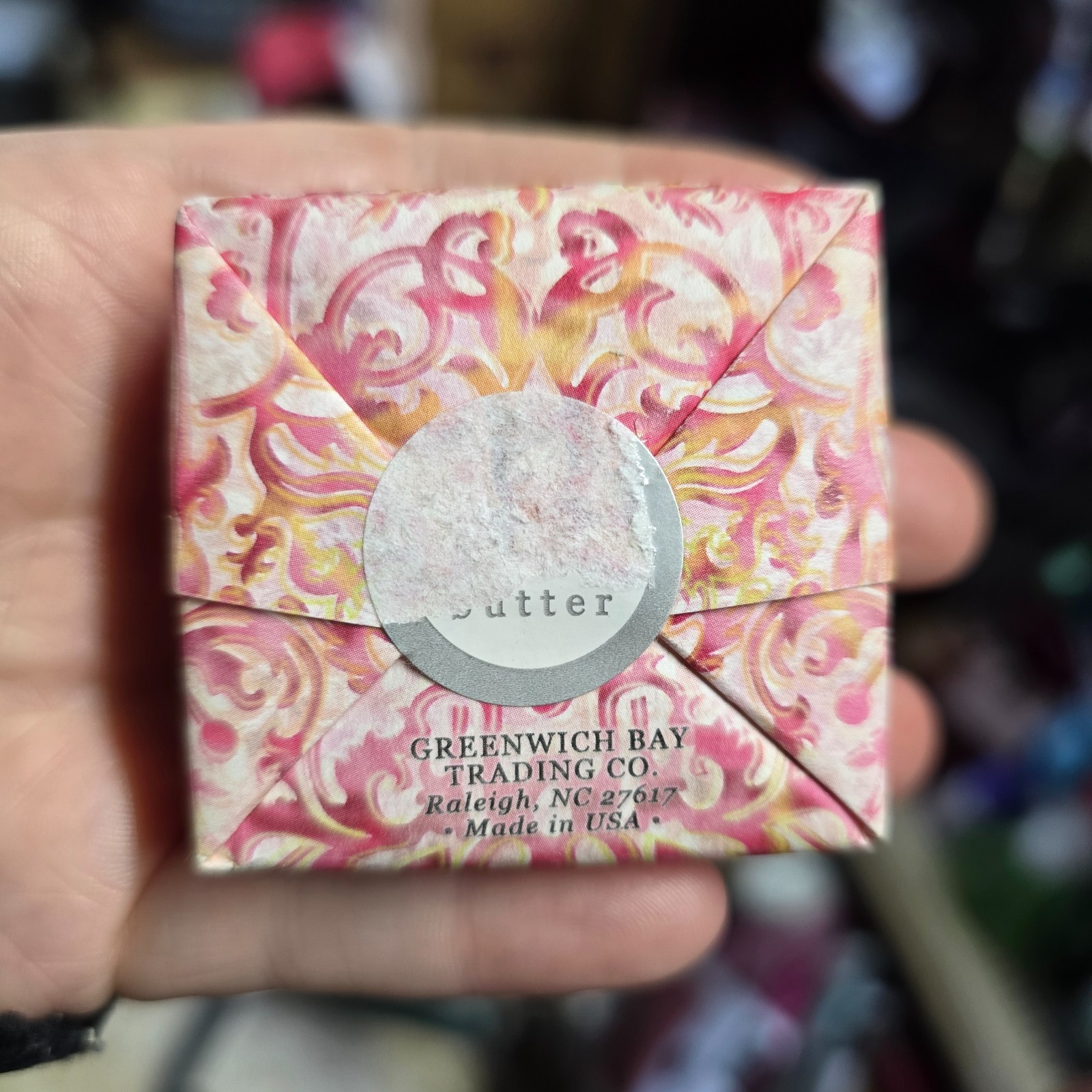 Greenwich Bay Trading Co. Rosewater & Jasmine Shea Butter Soap Bar 1.9 Oz Single