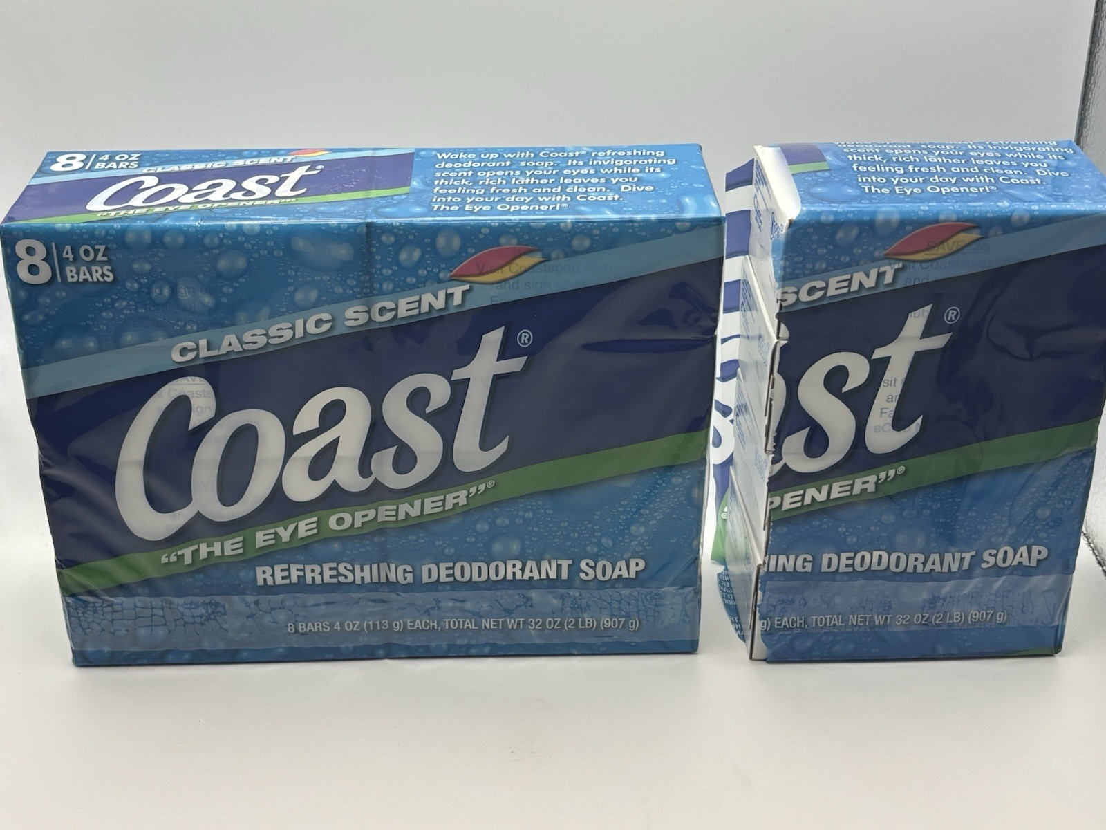 COAST Classic Refreshing Scent Deodorant Soap 4Oz 12 Bars Count Each 3lbs SEALED