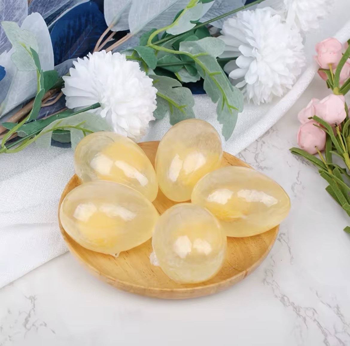 Original Savon ZE Collagen Organic Egg Soap Cleansing Bar 100g Whitening