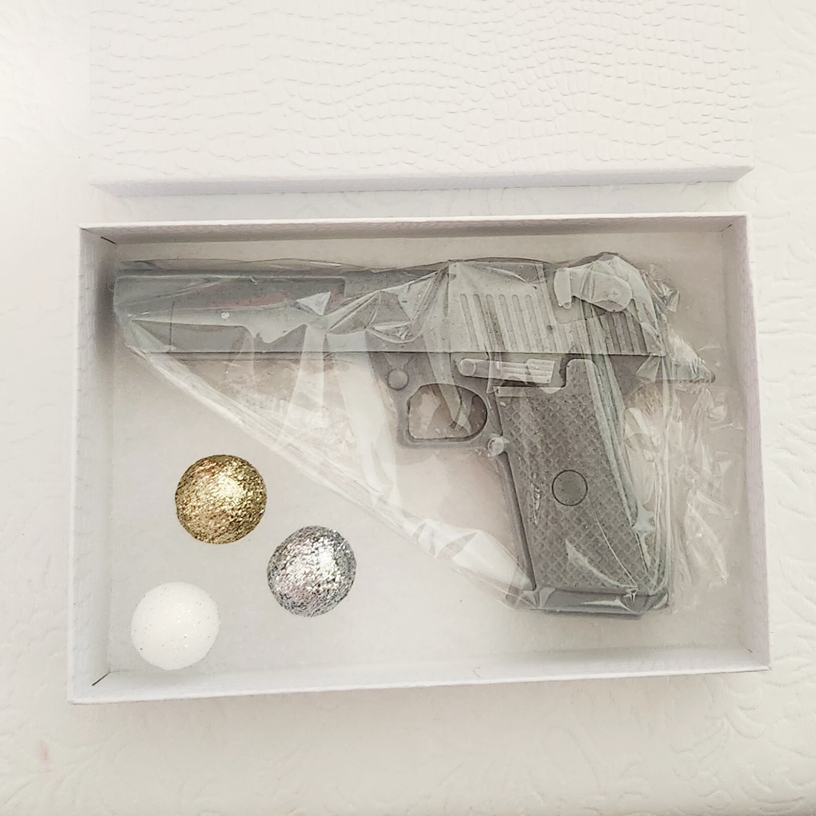 SOAP Handmade Gift for Him, Men, Man, Boys, Teen, shaped as gun, pistol, grenade