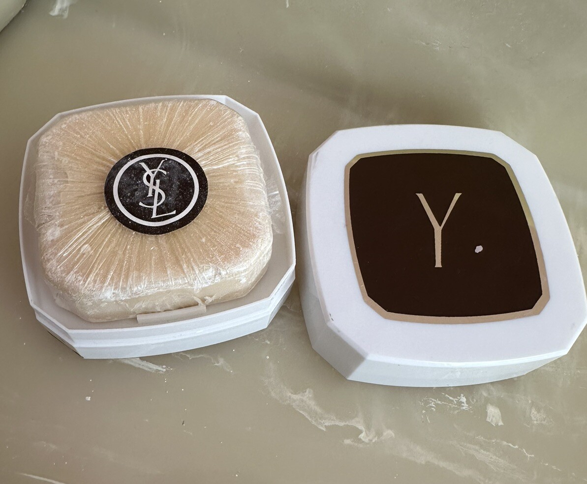 Vintage Y. YVES SAINT LAURENT YSL Paris SOAP TRAVEL CASE 100 G – EMB 60350 3313