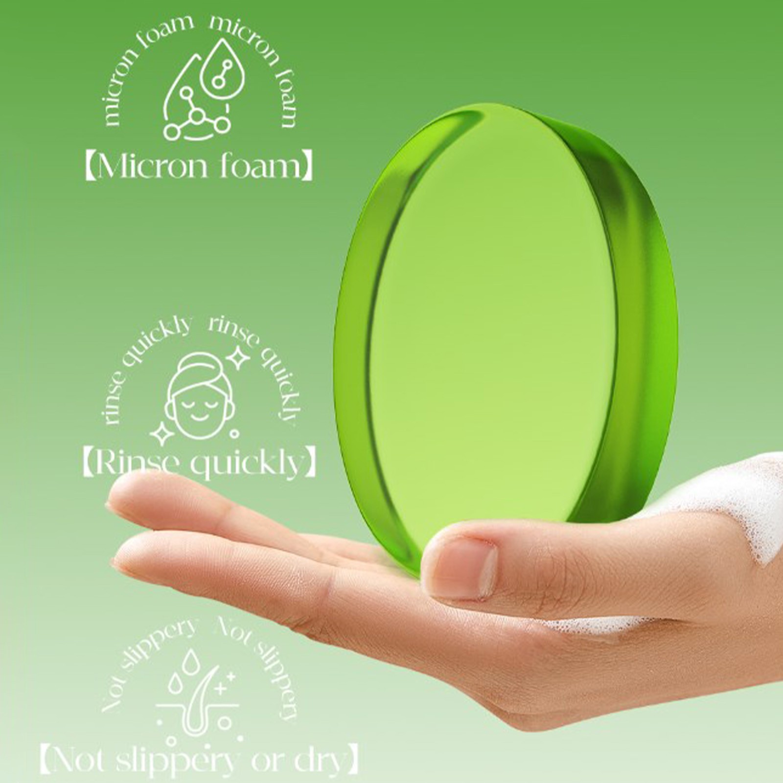 1Pcs Cucumber Soap Oil Control Refreshing For Bathing Cucumber Scent Soap 60g