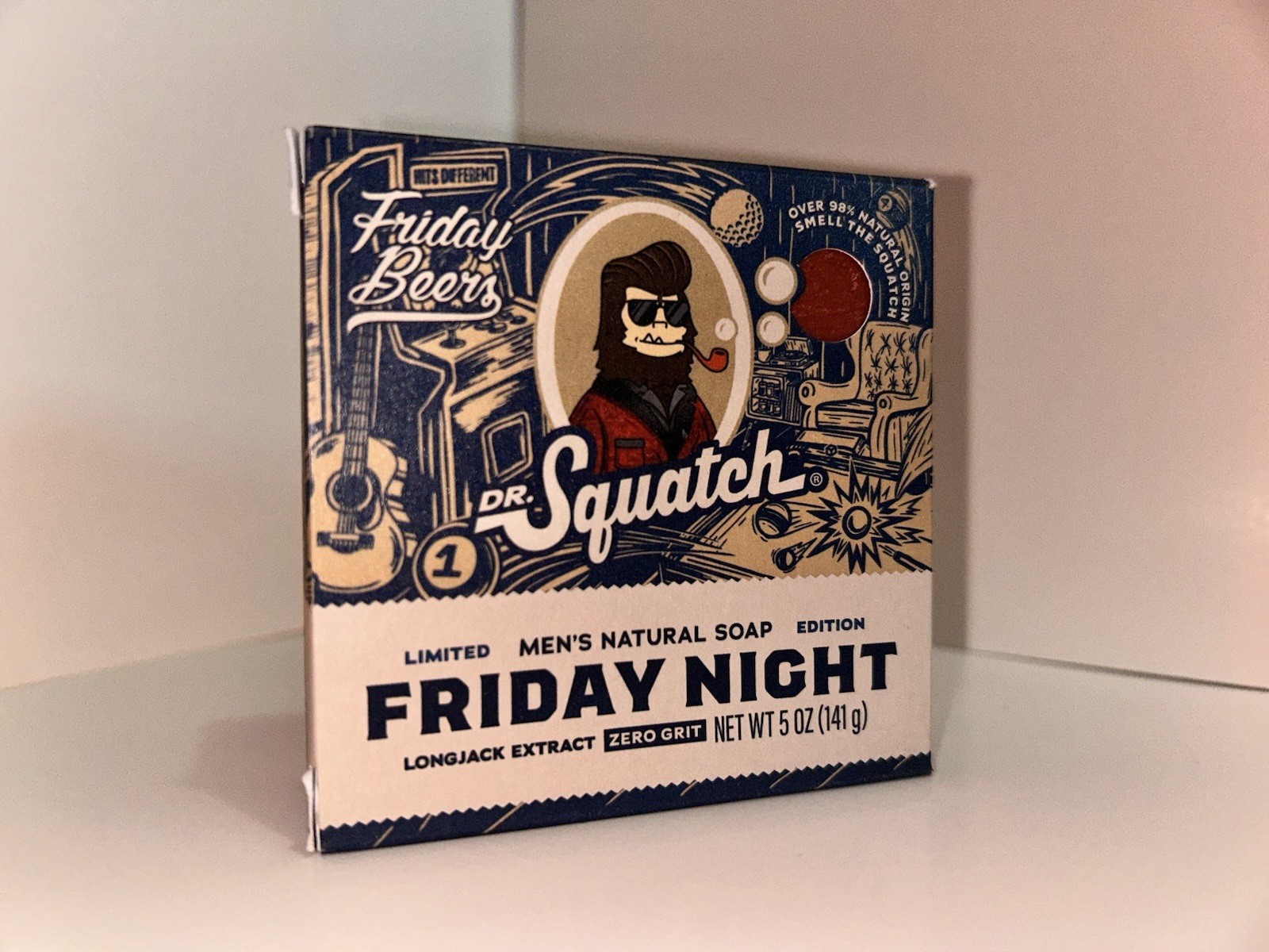 Dr. Squatch Friday Night Men’s Natural Body Bar Soap 5 oz Cold Process