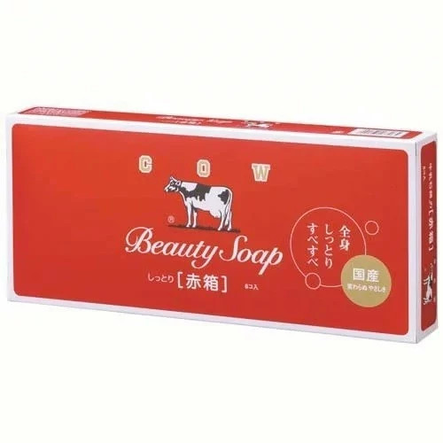 [COW BRAND] Beauty Bar Soap RED Rose Scent 100g JAPAN NEW