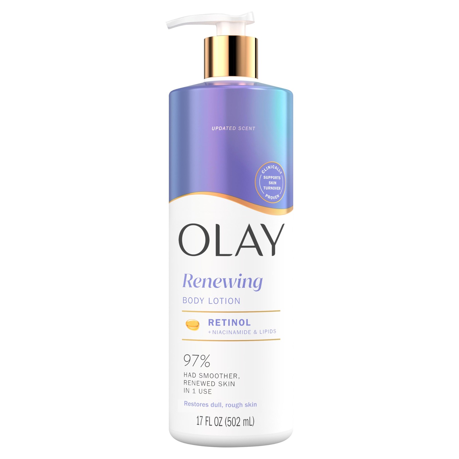 Olay Smoothing Body Lotion 17 Fl Oz 24Hr Moisturizing With Retinol And Vitami…