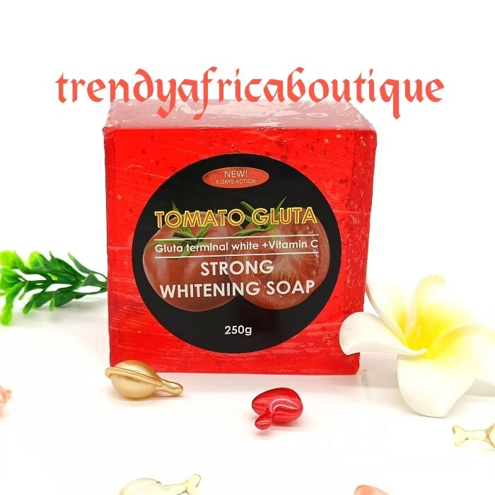 Tomato Glutathion Strong Whitening Soap 5 Vit.c & Collagen 250g X 1👌