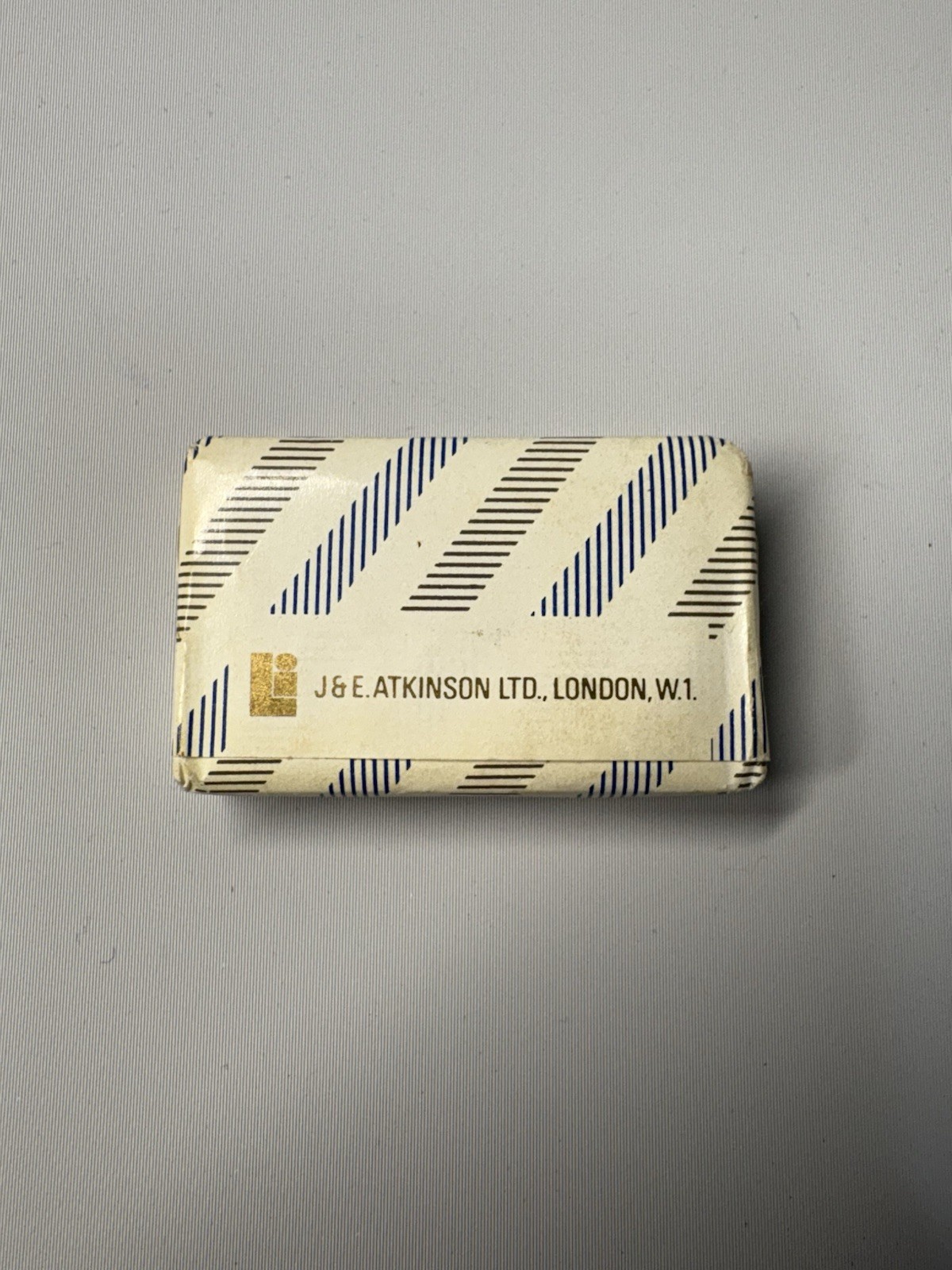 Gold Medal Atkinsons Bar Soap Eau De Cologne London 0.07 Oz Hotel Toiletry VTG