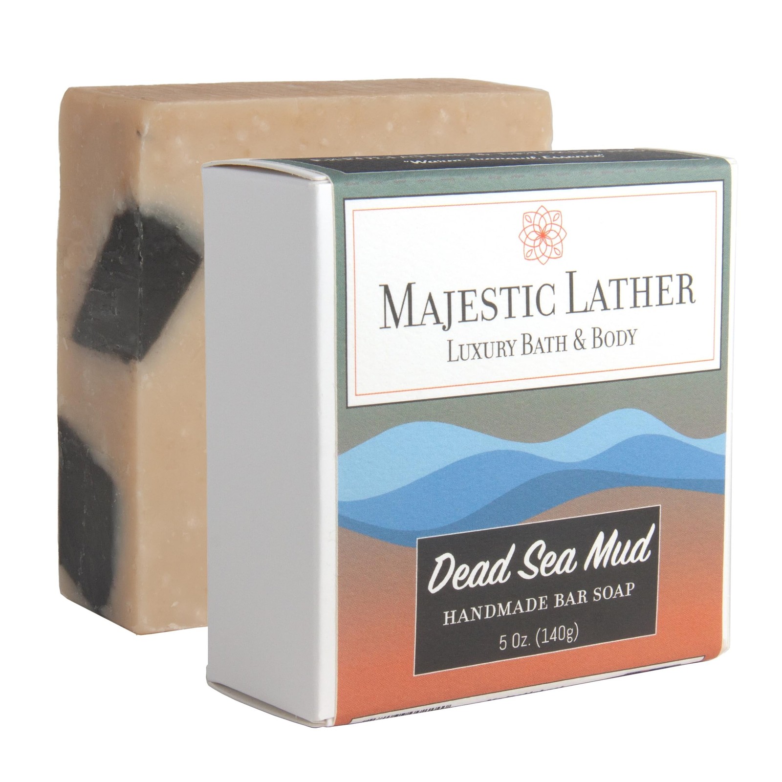 Dead Sea Mud Luxury Handmade Bar Soap for Face & Body. Gentle Cleansing, Mois…