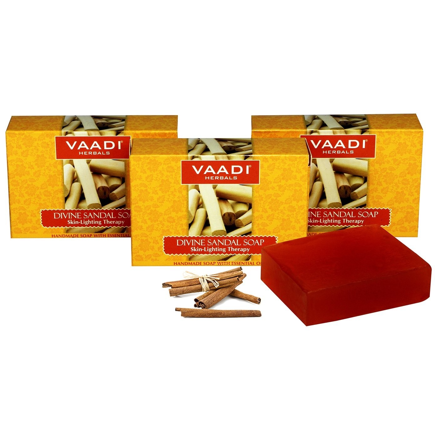 Vaadi Herbals Divine Sandal Soap 75g x 4
