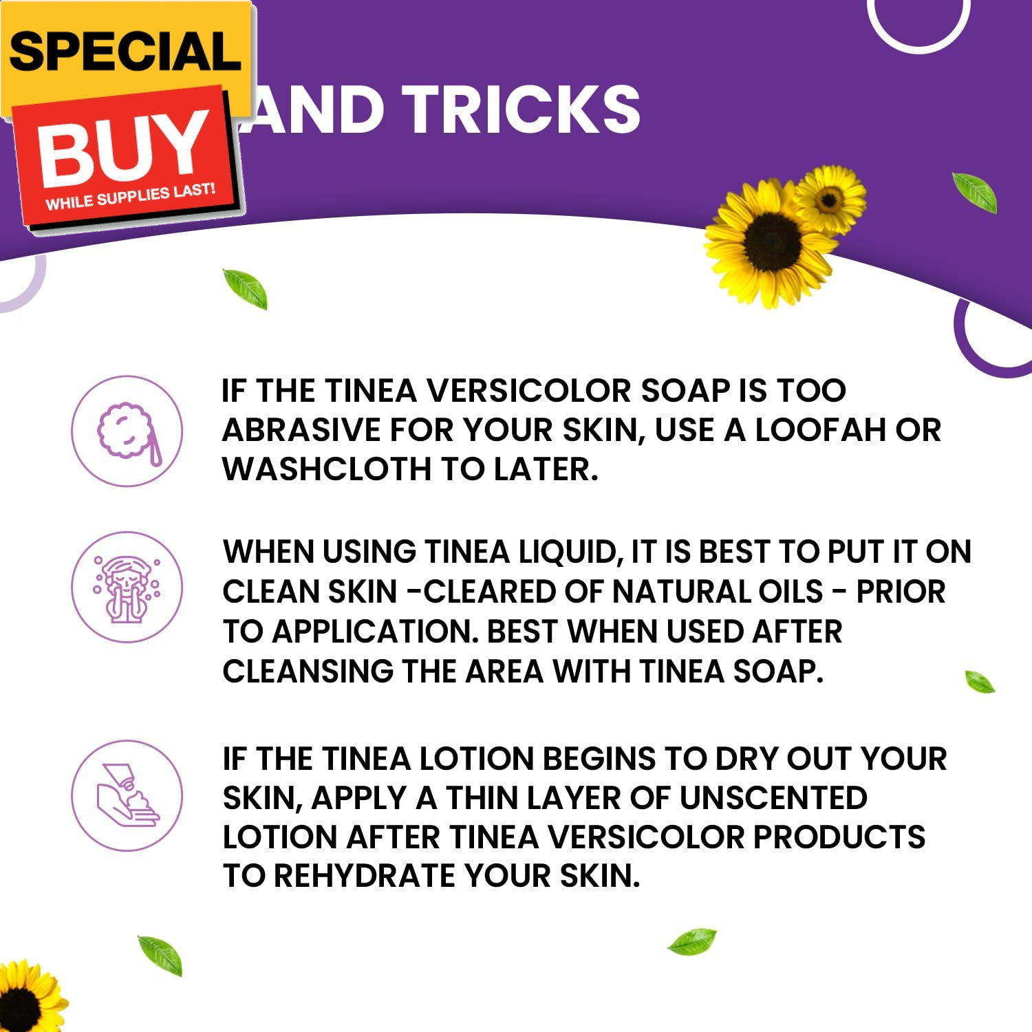 Tinea Versicolor Treatment Max-Strength 10x Soap | Antifungal Micronized Sulfur