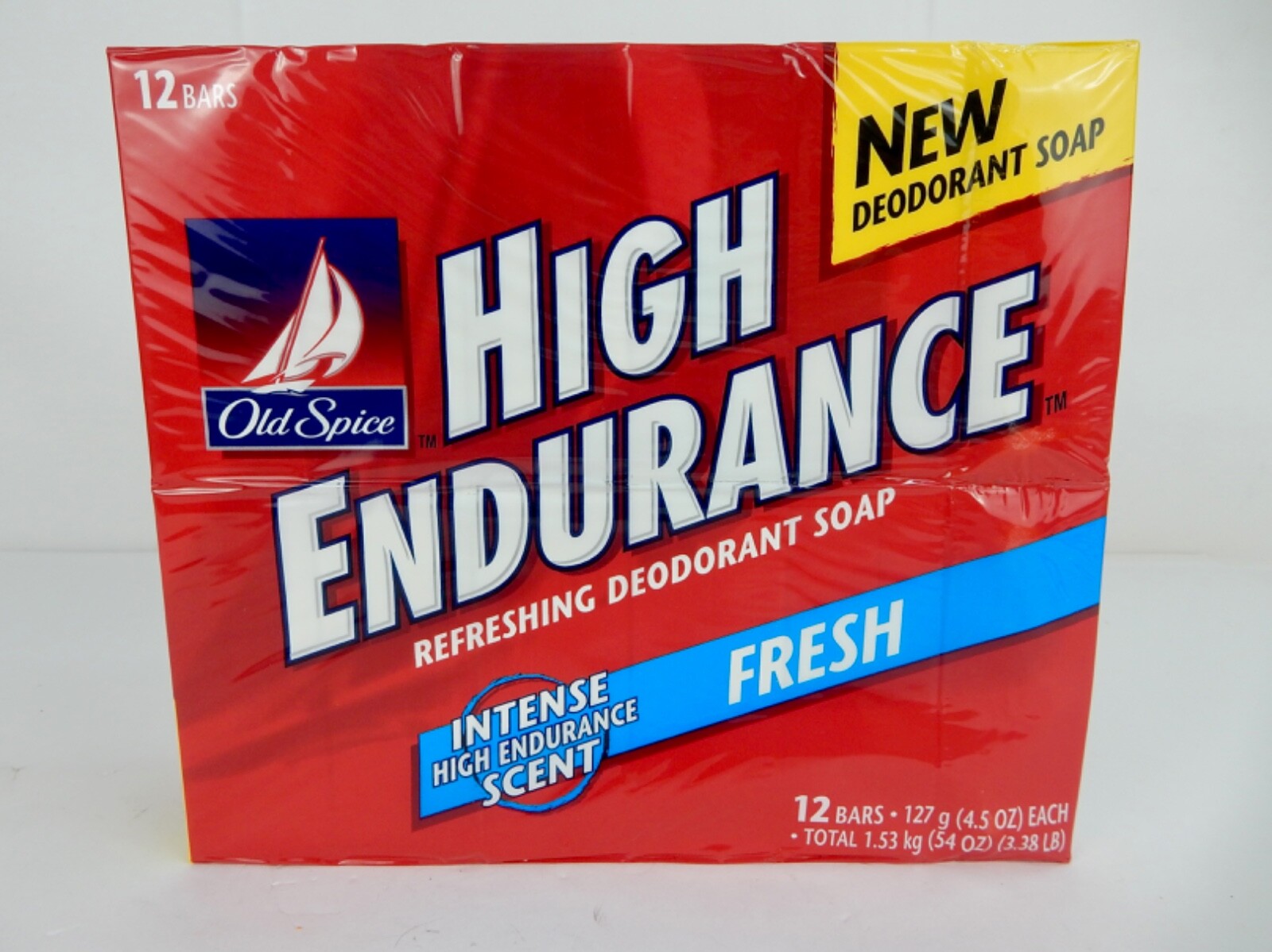 OLD SPICE HIGH ENDURANCE BAR SOAP FOR MEN FRESH SCENT DEODORIZING BODY WASH BAR