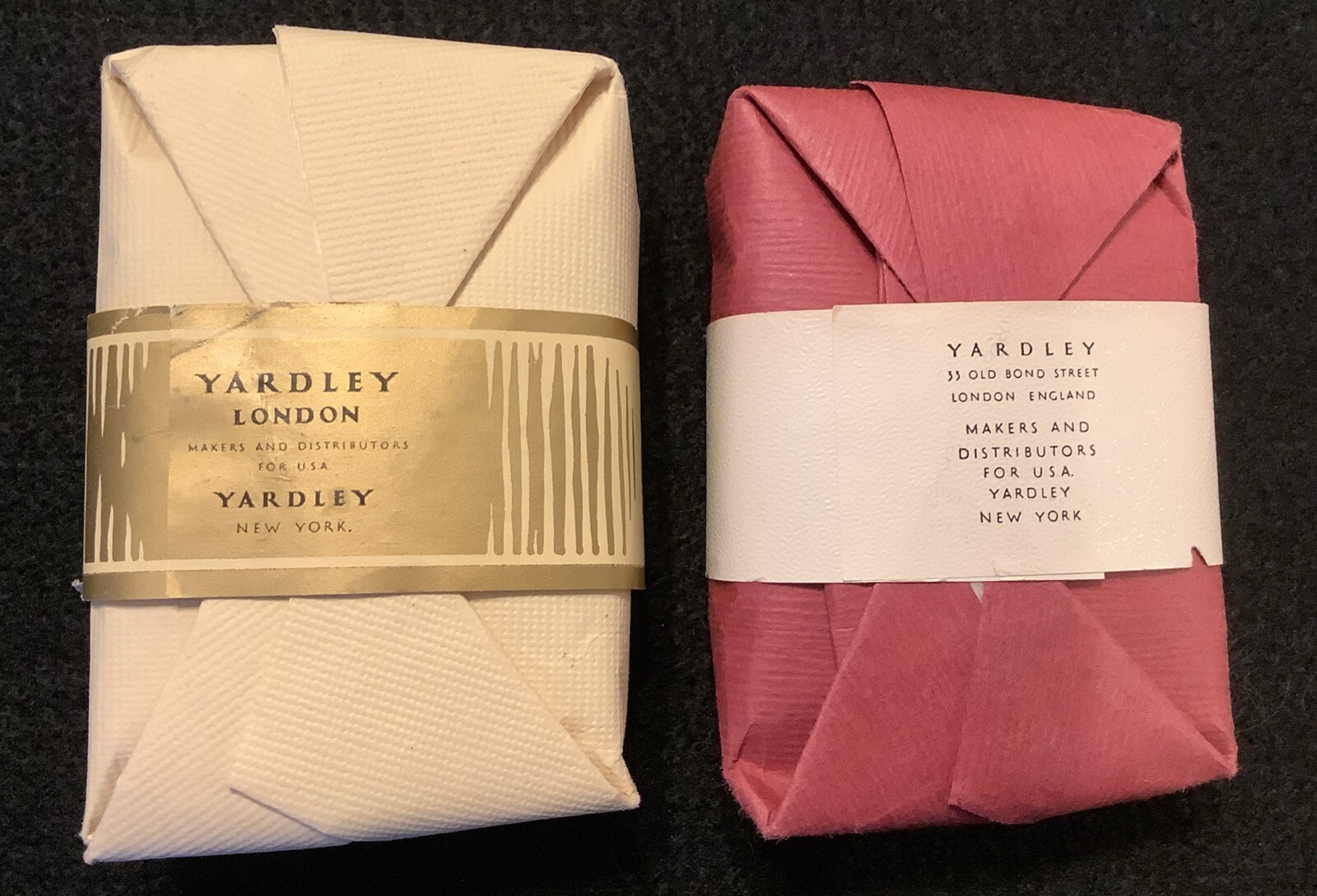 2 Vtg Yardley Old English Lavender & Red Roses 3 Oz Soap Bars Collectible NIP