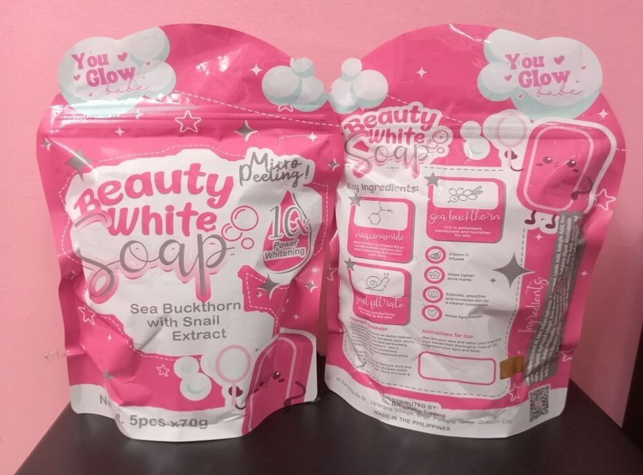 Beauty White Soap by You Glow Babe, 5 Bars x 70g