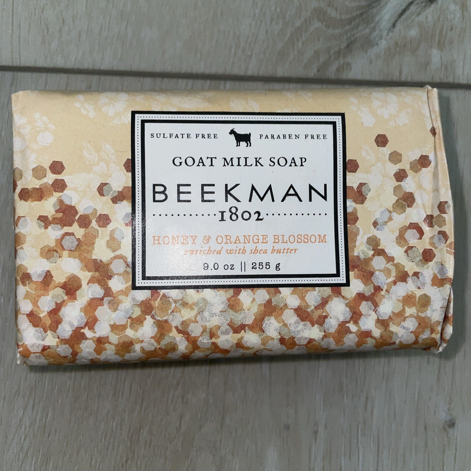Beekman 1802 Goat Milk Bar Soap – Honey & Orange Blossom Large 9.0 oz 255 g NEW