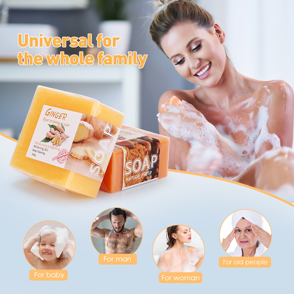 3/2X Turmeric Soap Dark Spot Corrector Serum Acne Melasma Remover Whitening Face