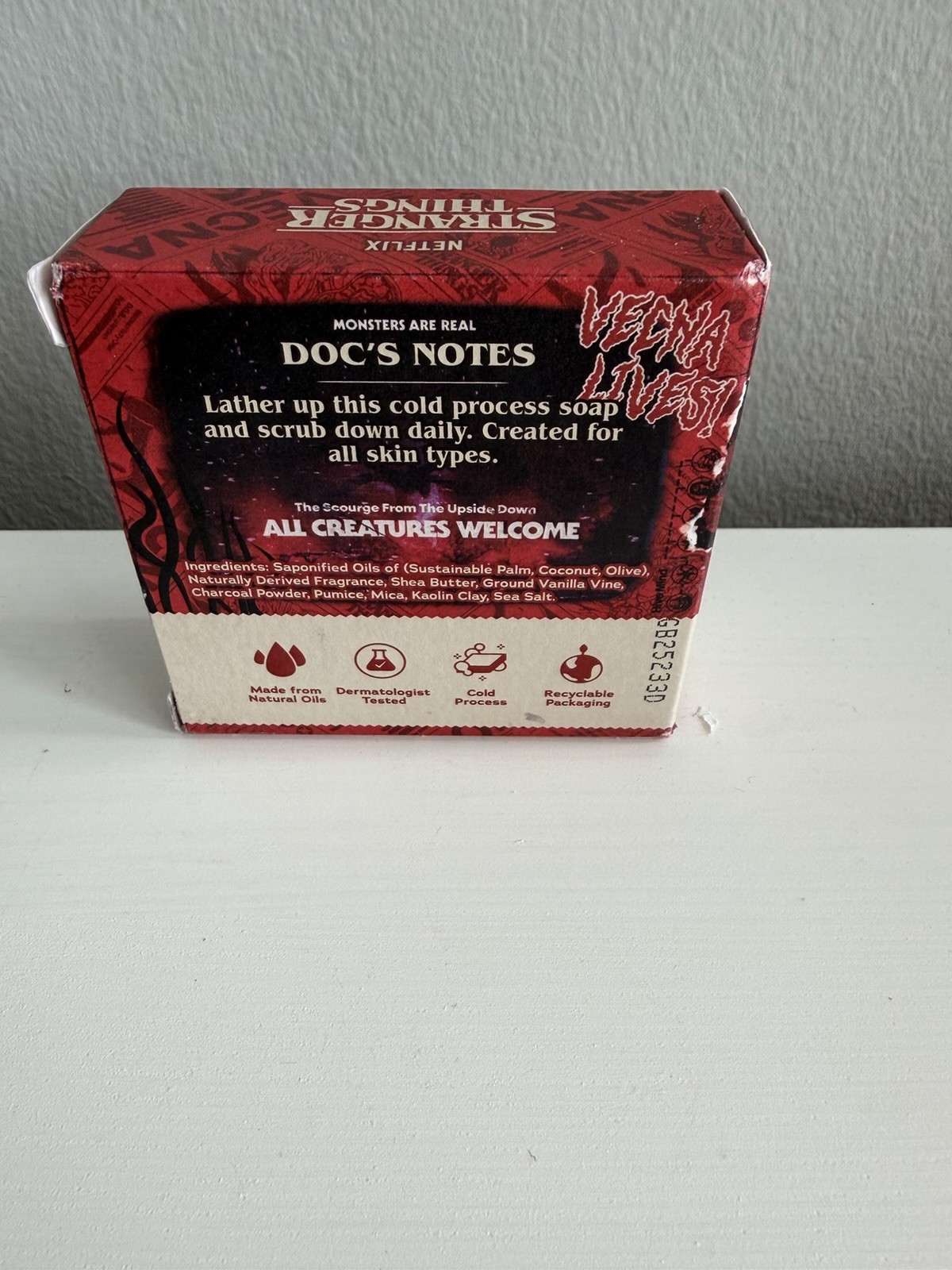 Dr. Squatch Limited Edition VECNA’S CURSE Natural Soap Bar Stranger Things