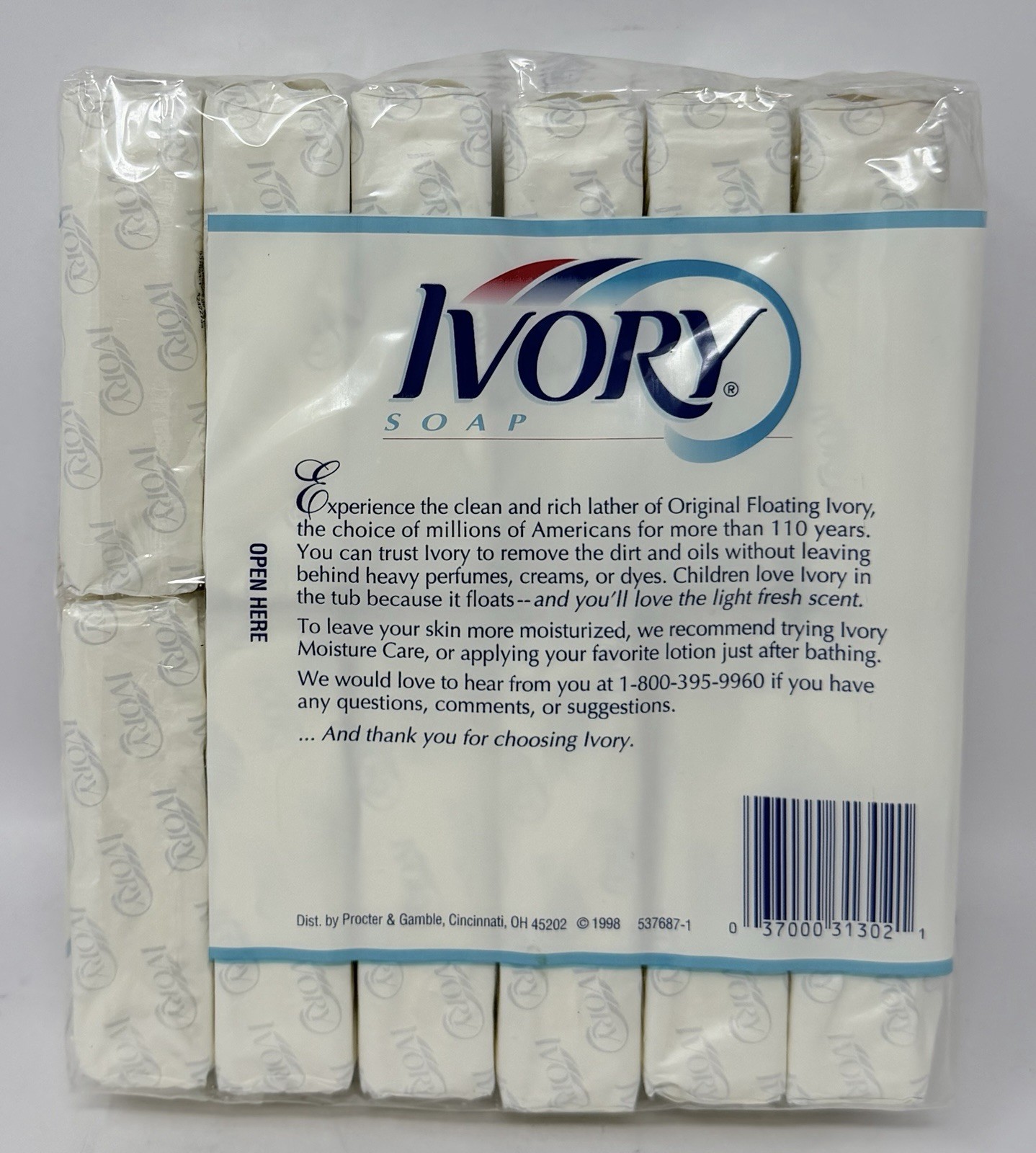 NEW Vintage 1998 Ivory Bar Soap 4.5oz Bath Shower Wash SkinCare Set Of 12 SEALED