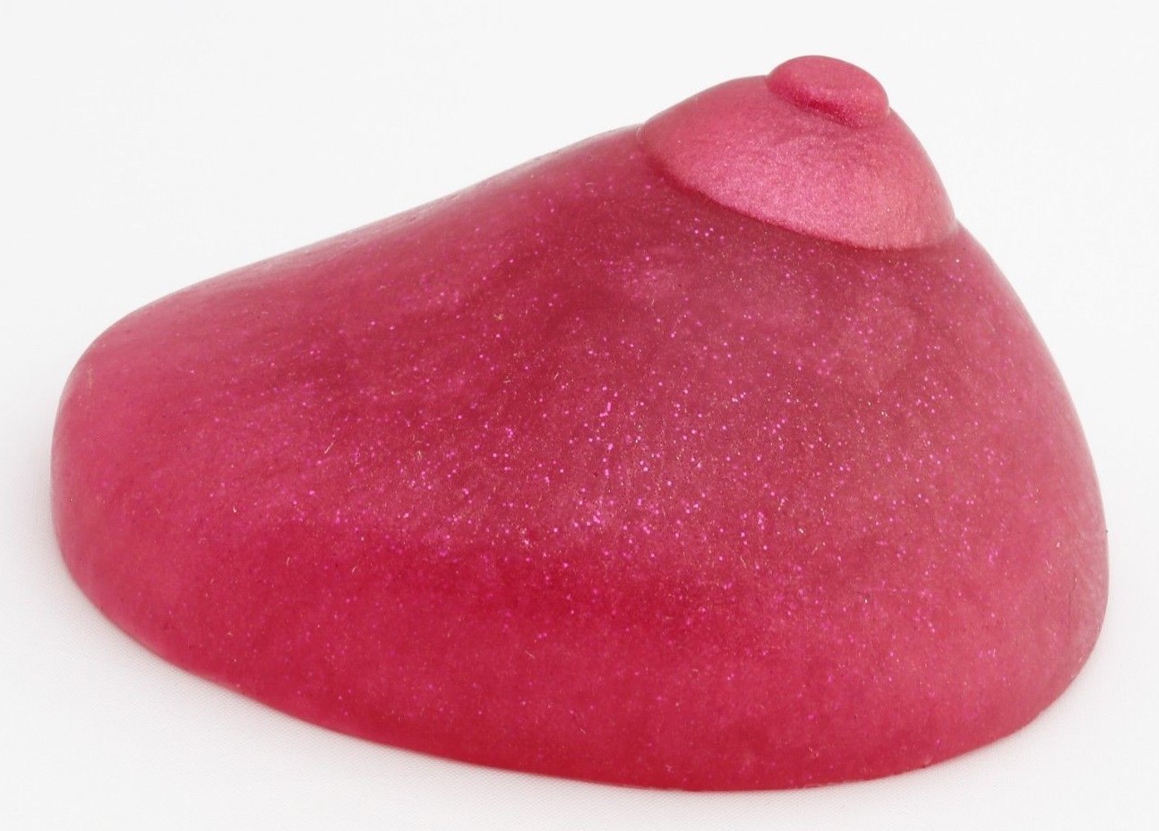 Bloomin’ Bazooka, tulip, honeysuckle, tulip berry & tangerine hot pink boob soap