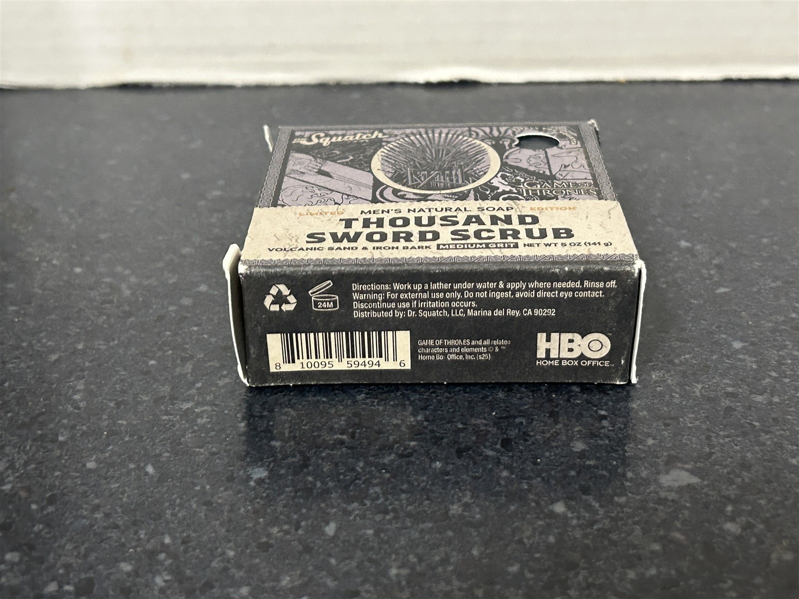 DR SQUATCH SOAP THOUSAND SWORD SCRUB LIMITED EDITION