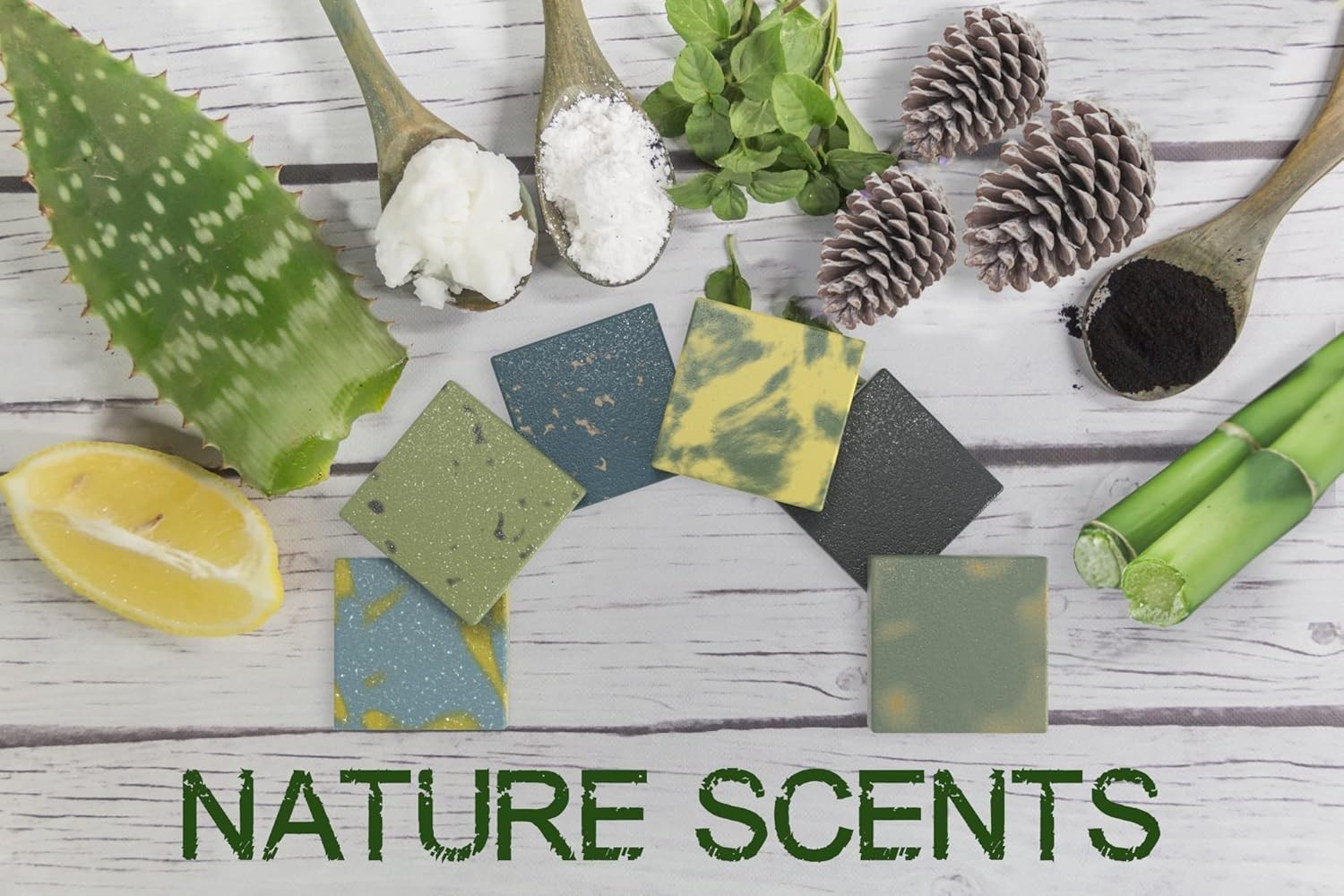 ELEMENTS Mens Bar Soap – Masculine Scents, 100% Natural Soap for Men – Essent…