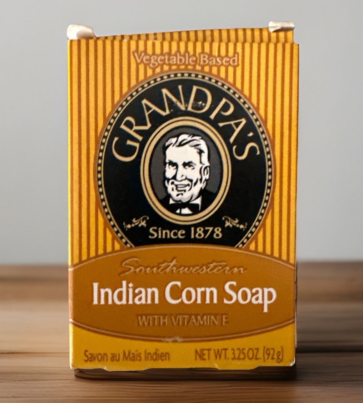 Vintage Grandpa’s Since 1878 Vegetable Based Soap 3.25 oz.~ Indian Corn Soap