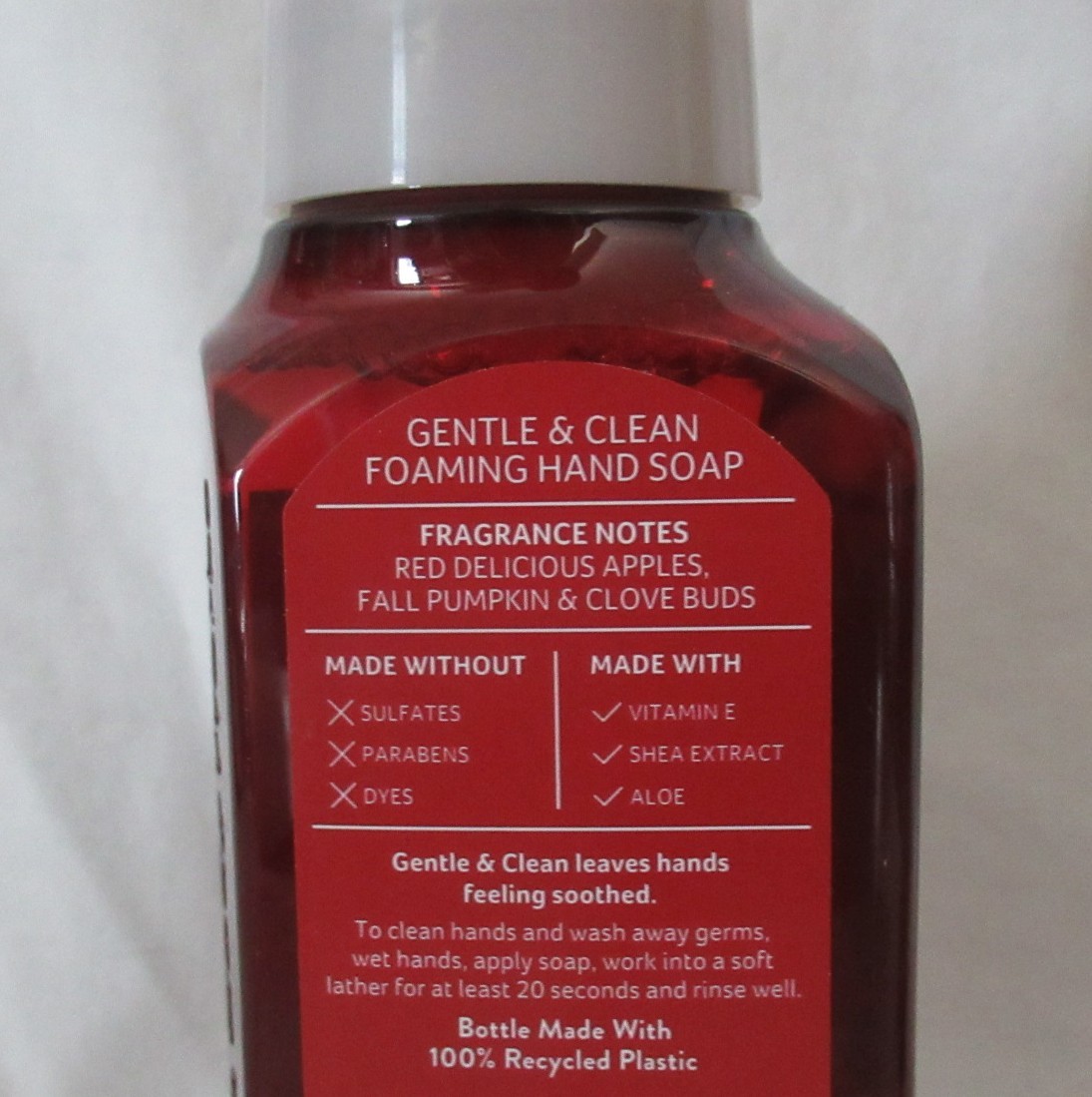 Bath & Body Works Gentle & Clean Foaming Hand Soap Set Lot of 2 PUMPKIN APPLE