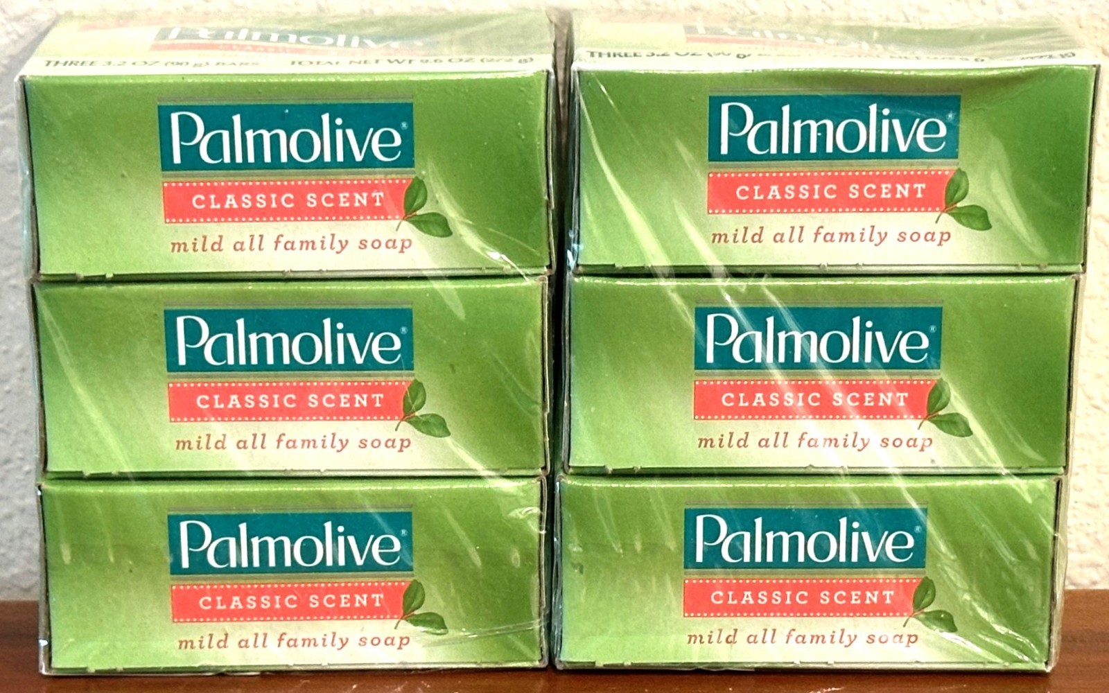 Lot of 6 Palmolive Classic Scent 3.2 oz Soap Bars