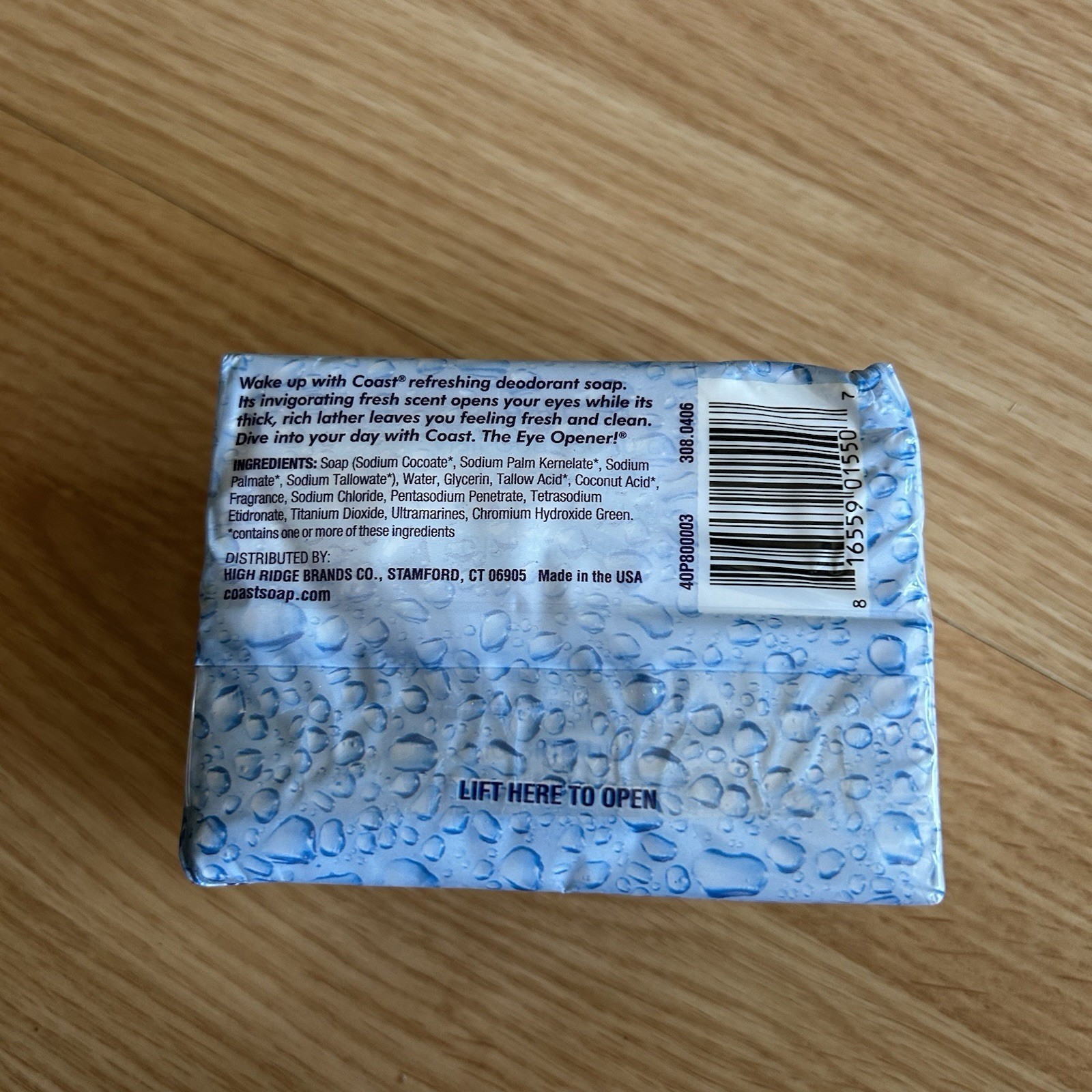 NEW Coast Fresh Scent Refreshing Deodorant Soap 2 Bars 4oz