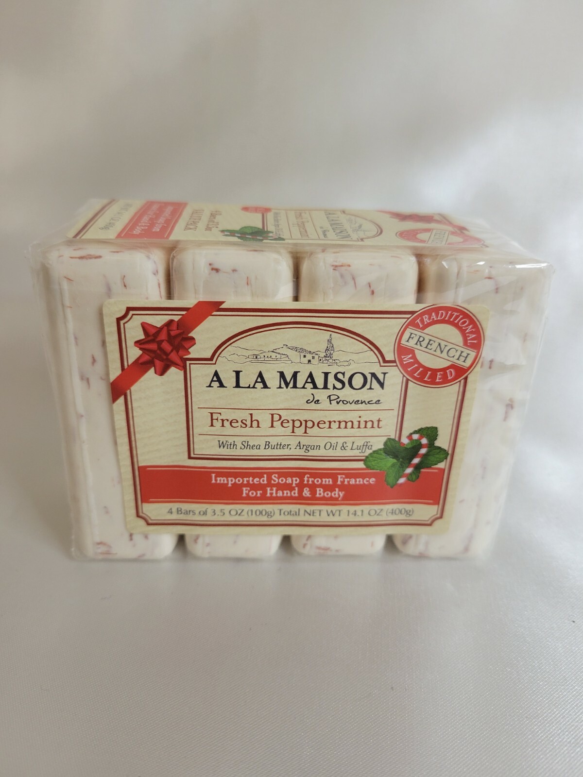A La Maison De Provence Traditional Milled Bar Soap 4-Pack (Various Scents)