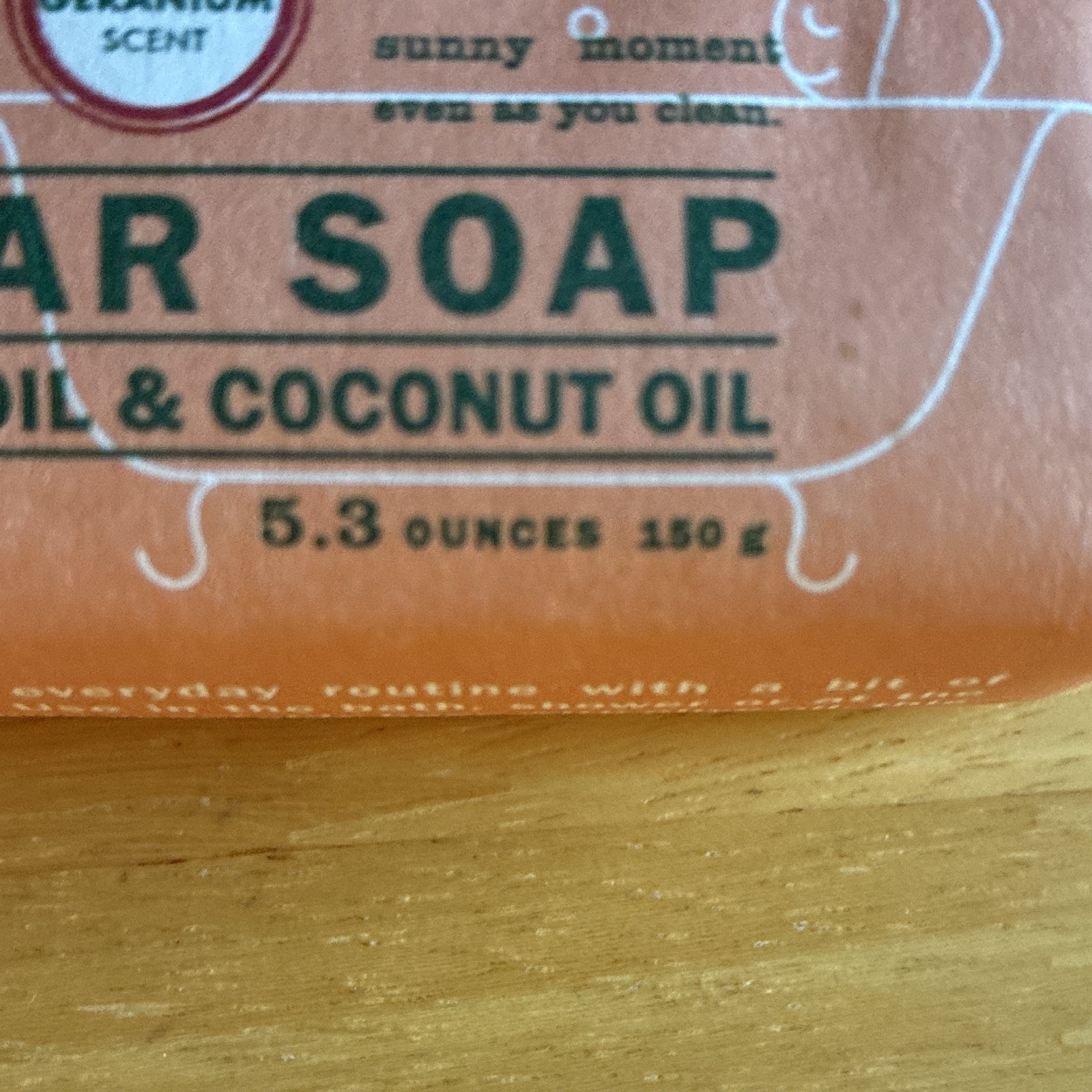 Mrs. Meyer’s Clean Day Daily Bar Soap Geranium Phthalate-Free 5.3 oz HTF
