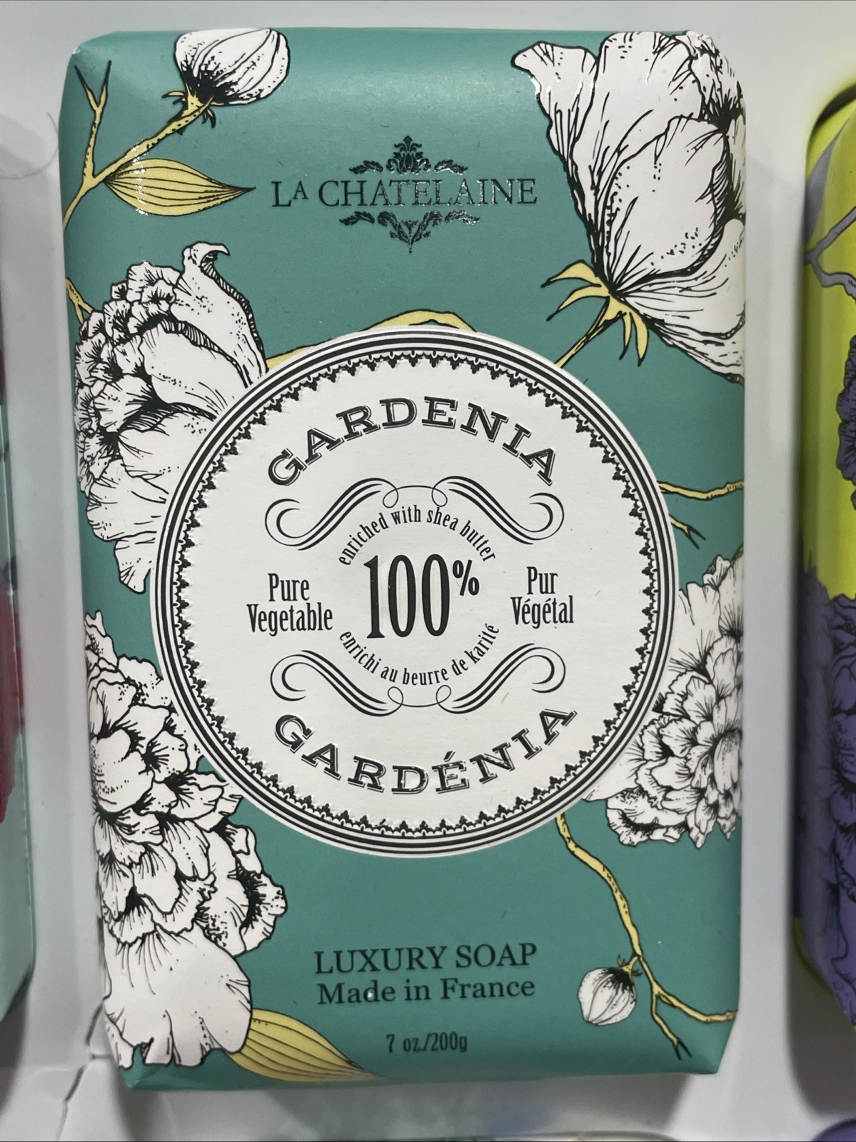 La Chatelaine LUXURY SOAP COLLECTION France De Savon x6 Bars 7oz ea Triple Mill