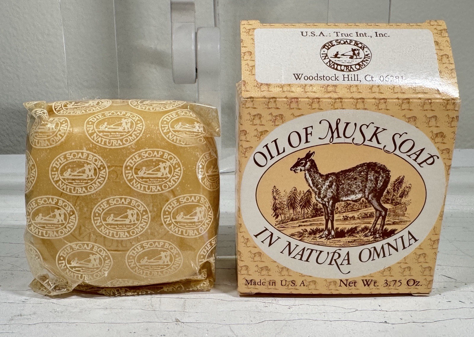 Scarce Vintage Crabtree & Evelyn OIL OF MUSK Soap 3.75oz. 1970’s NIB
