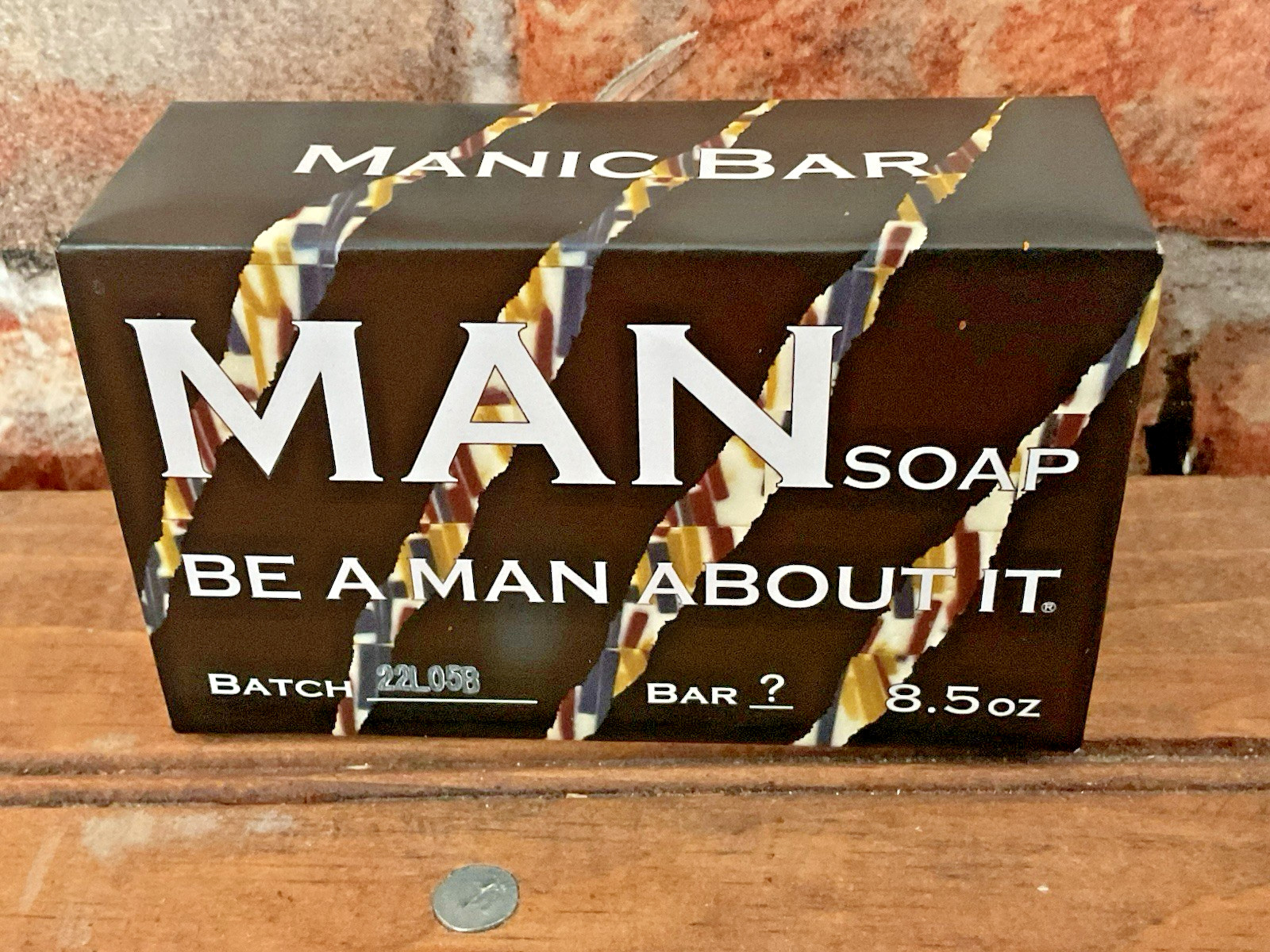 Small Batch “Manic Bar” Handcrafted “Be a Man About it” Soap…Ships Free!