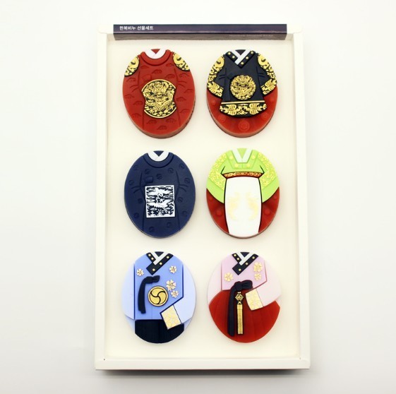 Korean Hanbok Soap Set 6pcs Handmade Traditional Gift Bath Soap | DAEILSHOP